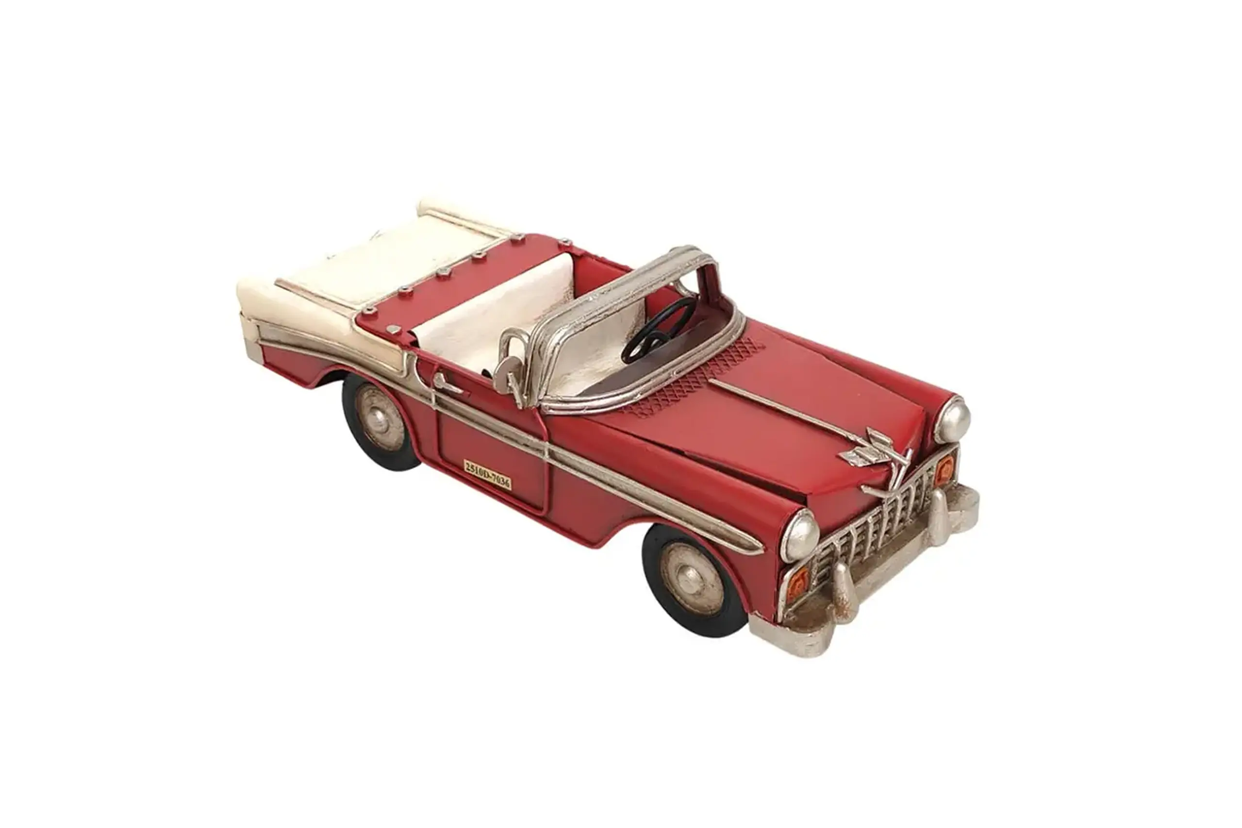 Mașină decorativă, „Retro Car Red”, 21cm