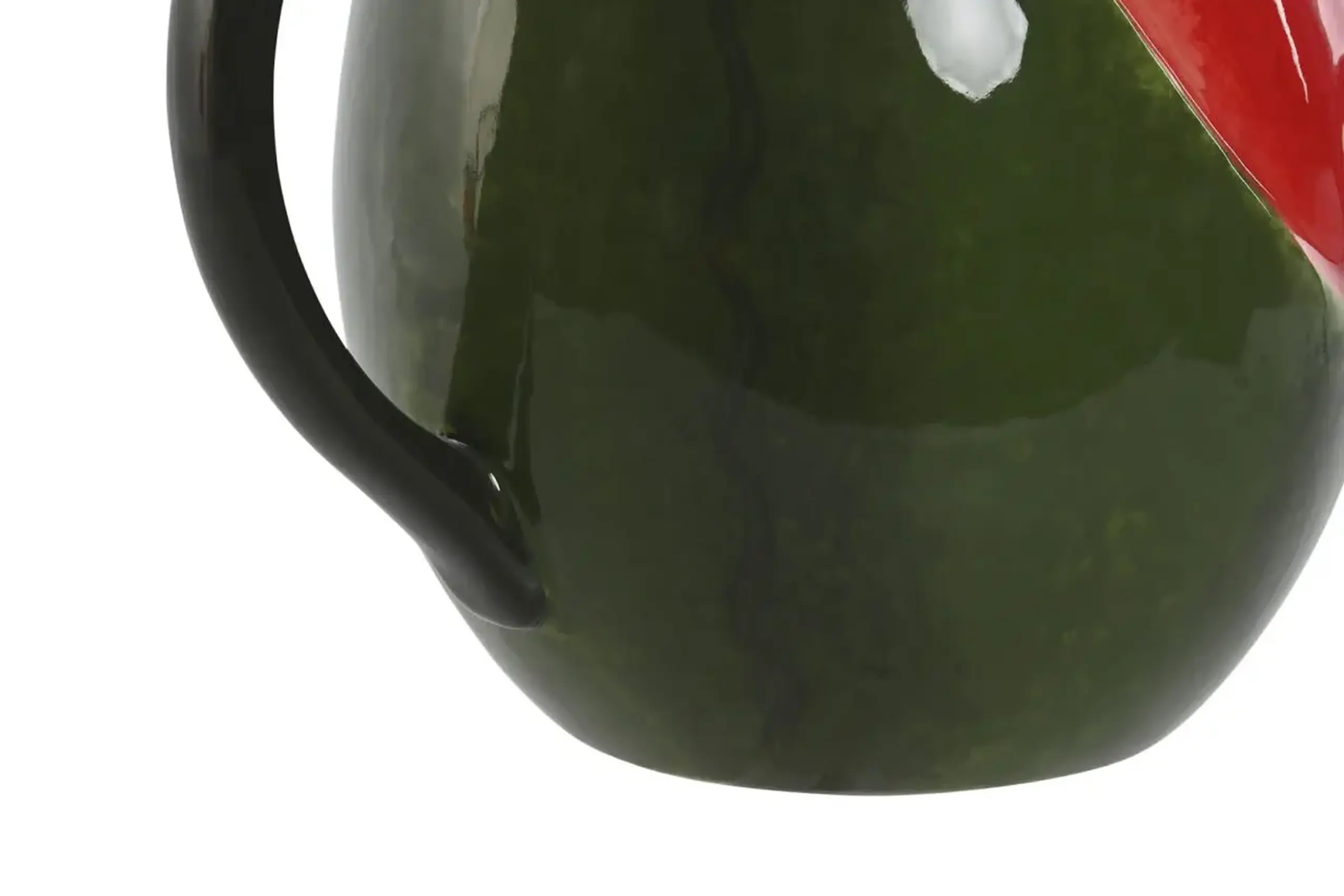 Ulcior din ceramică, Watermelon green, 20cm