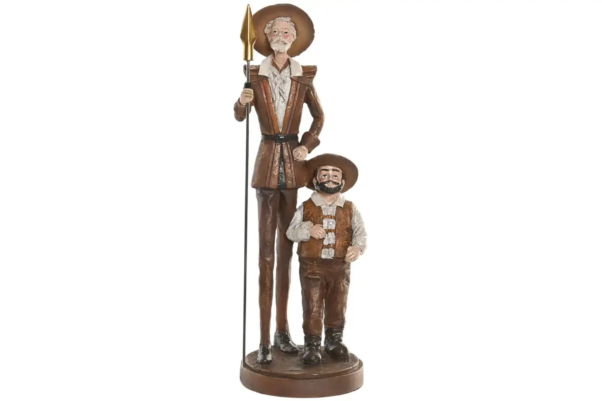 Figurină decorativă „Don Quixote & Sancho Panza”, 25cm