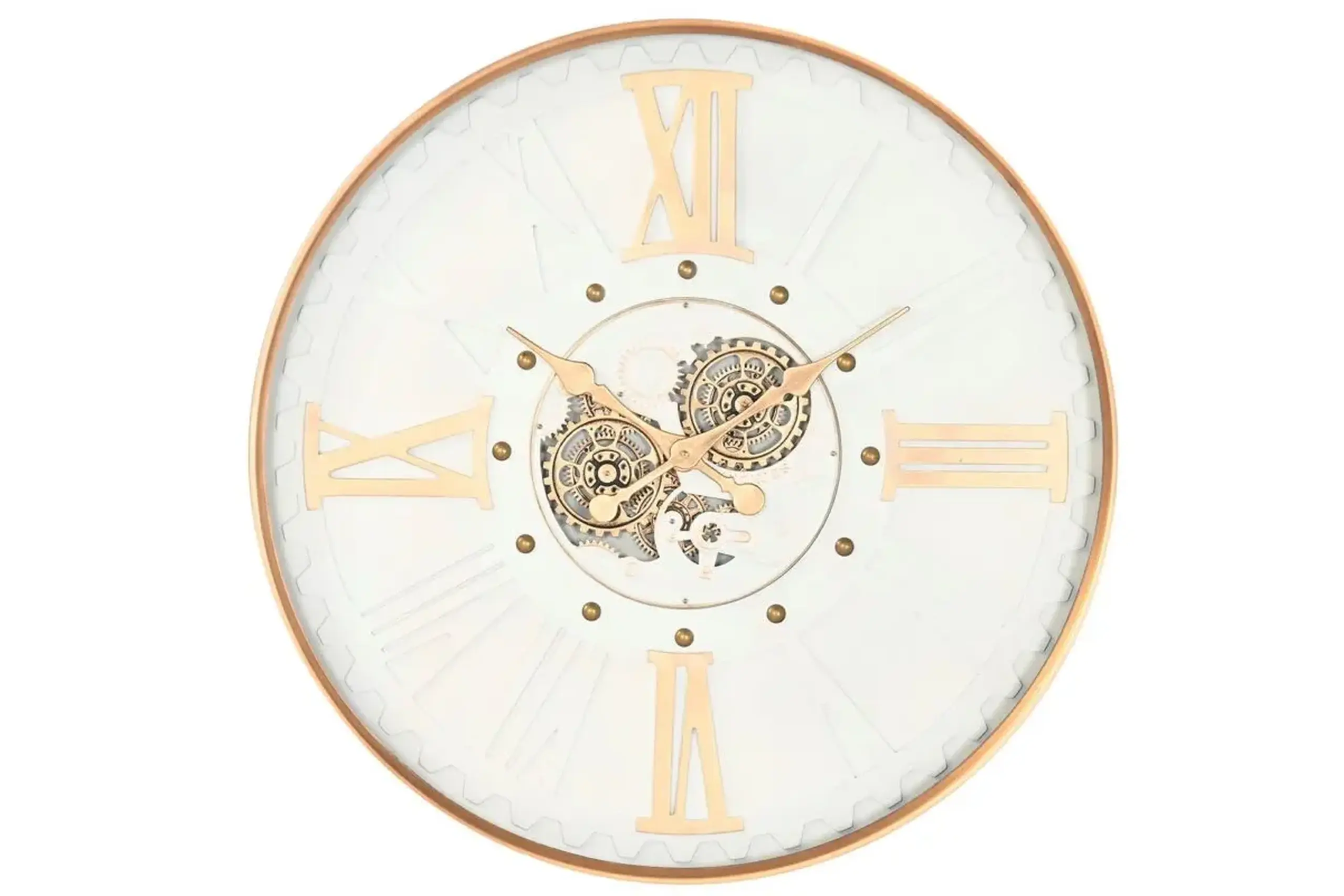 Ceas de perete „Golden Mechanism”