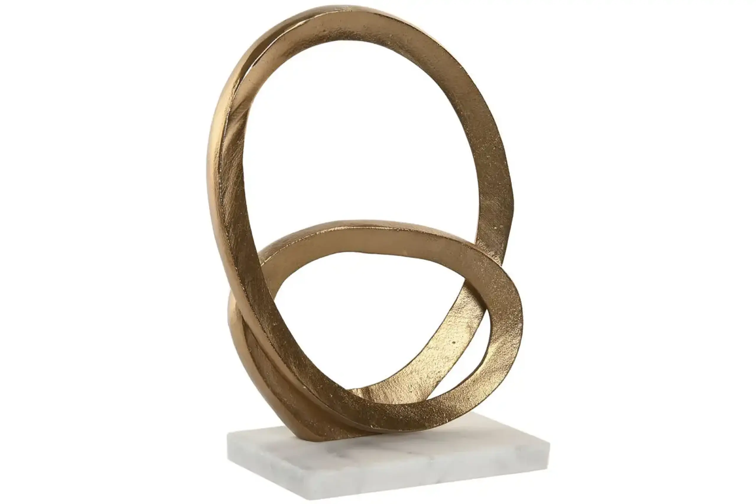 Sculptură decorativă „Inele aurii” 25cm