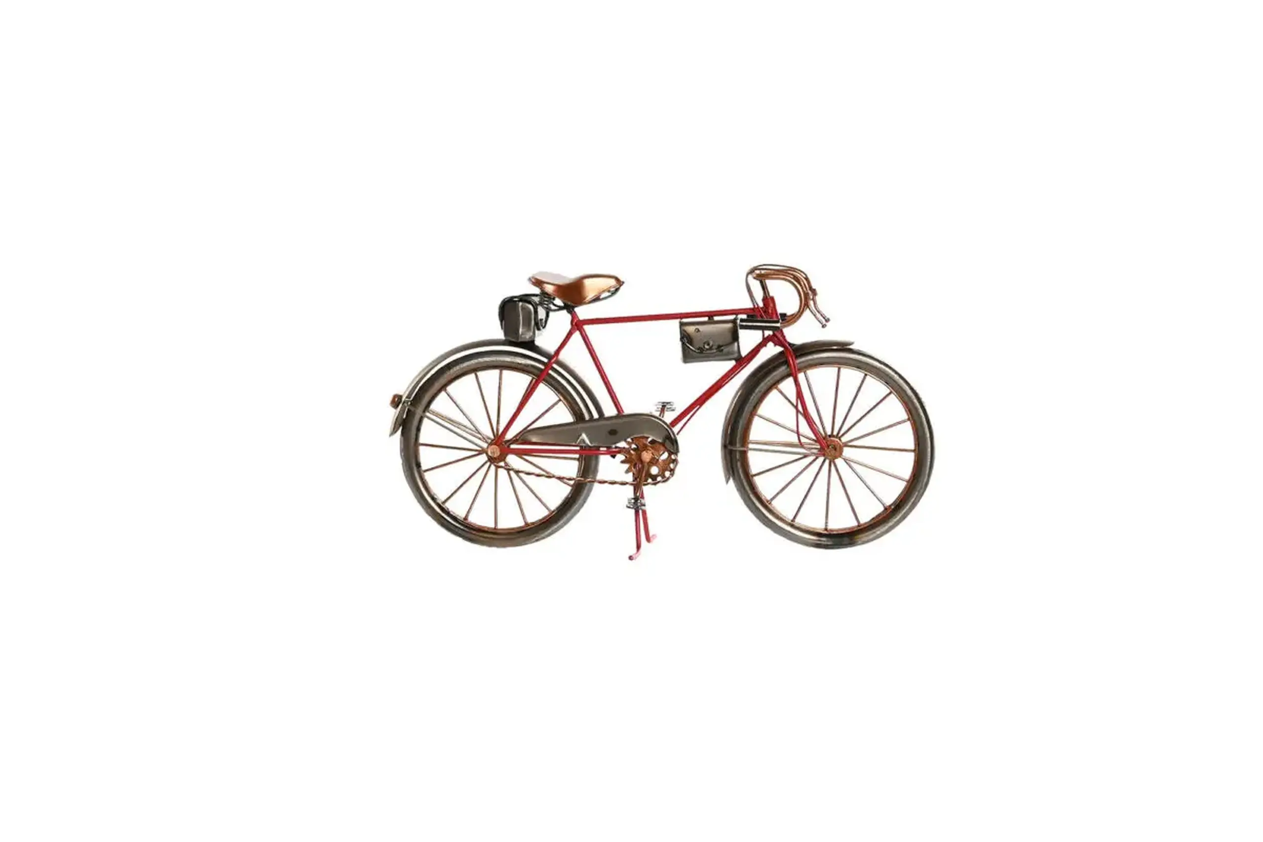 Bicicletă decorativă în stil retro RED