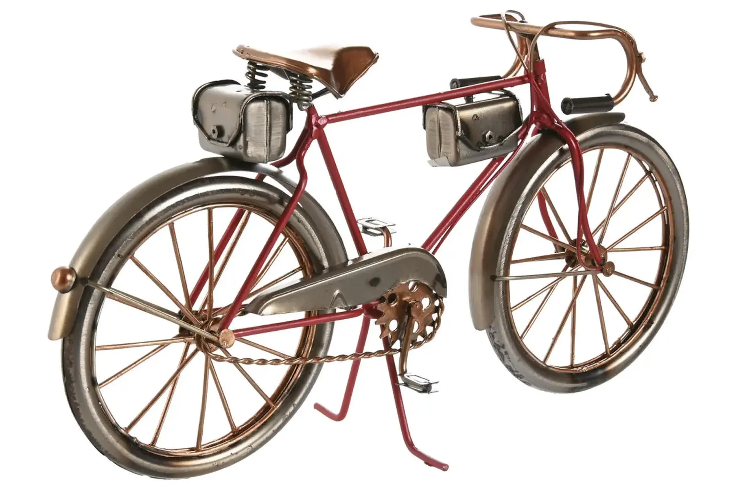 Bicicletă decorativă în stil retro RED