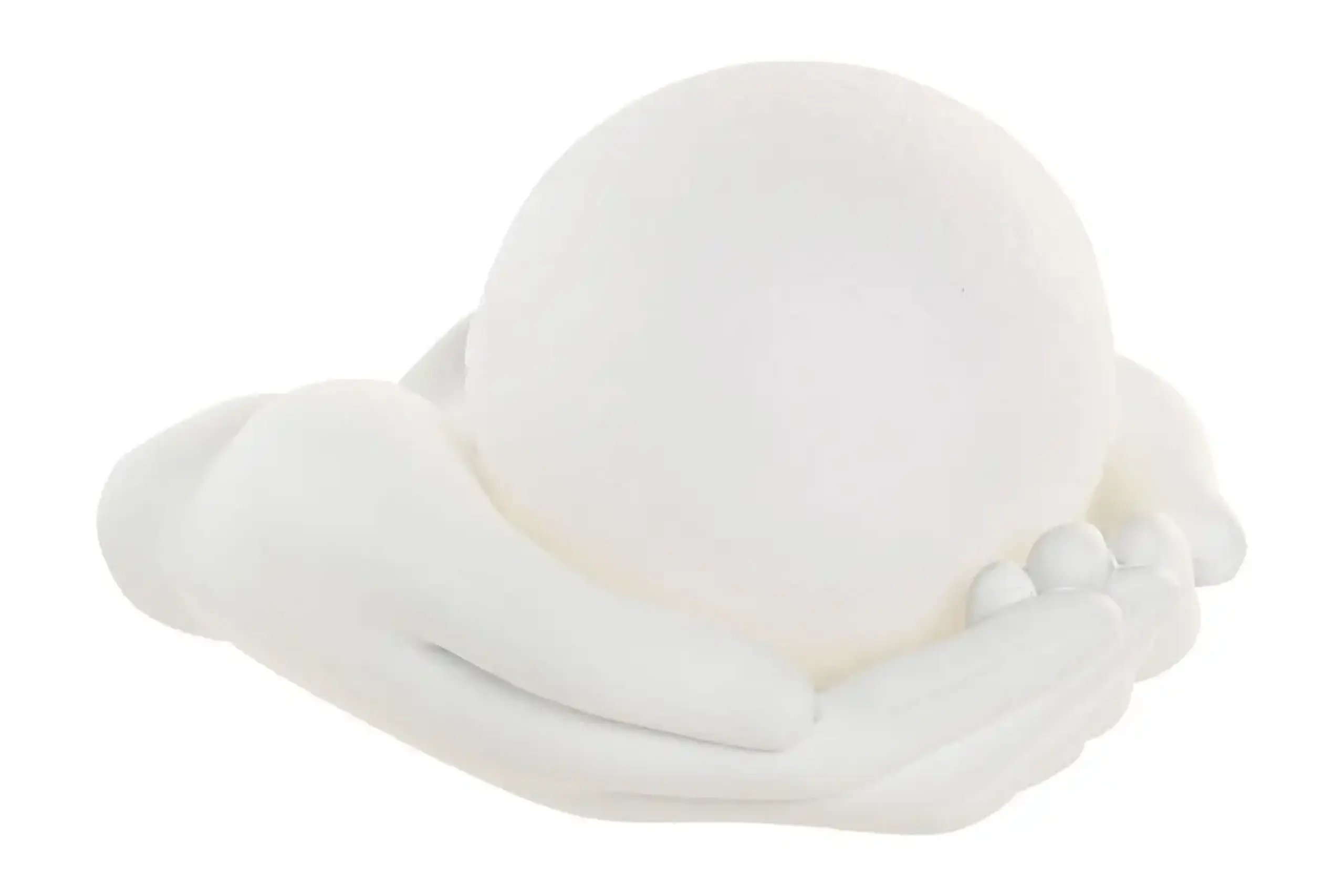 Lumină decorativă LED Hands, alb 16cm