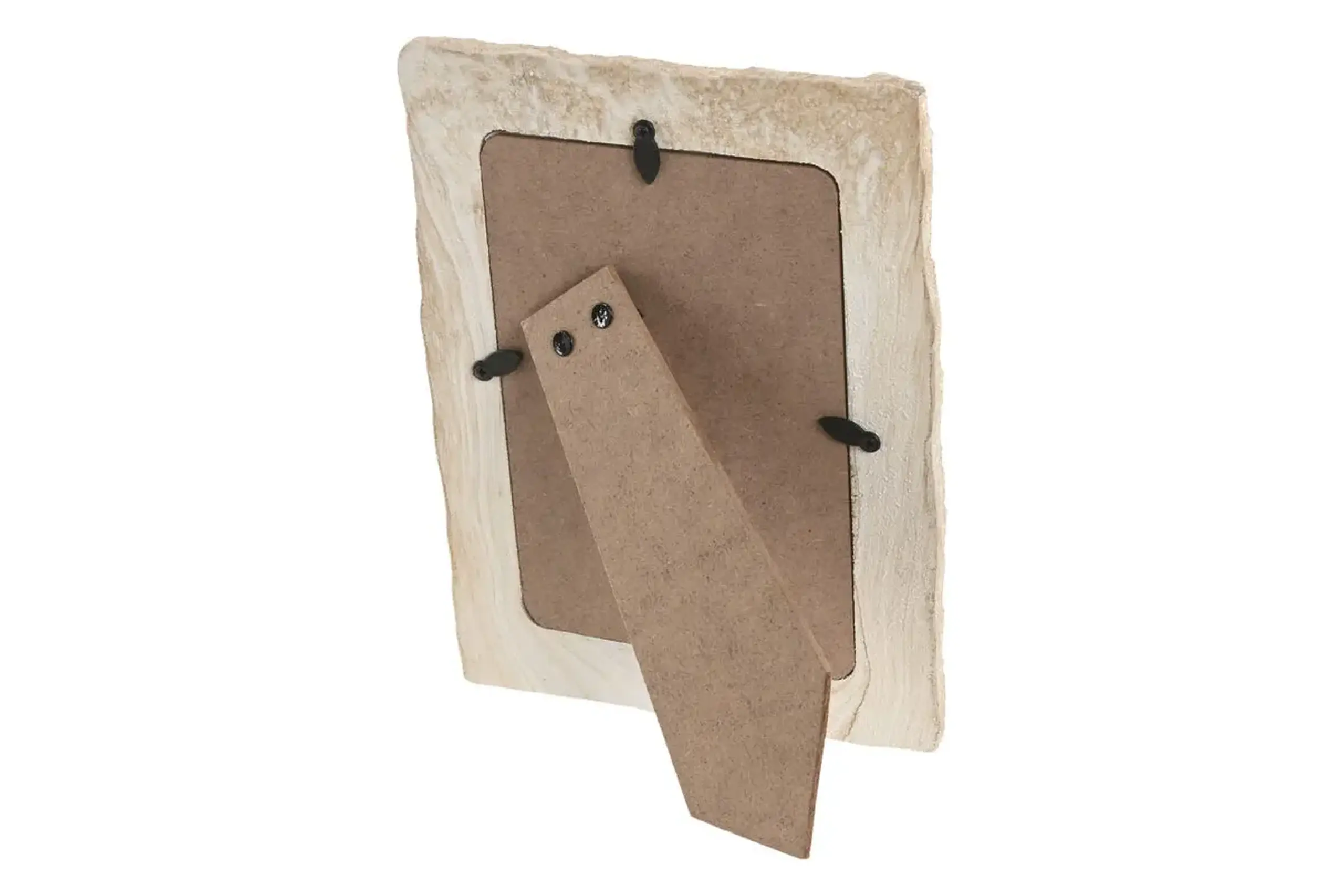 Ramă foto MDF cu sticlă, crem 10×15