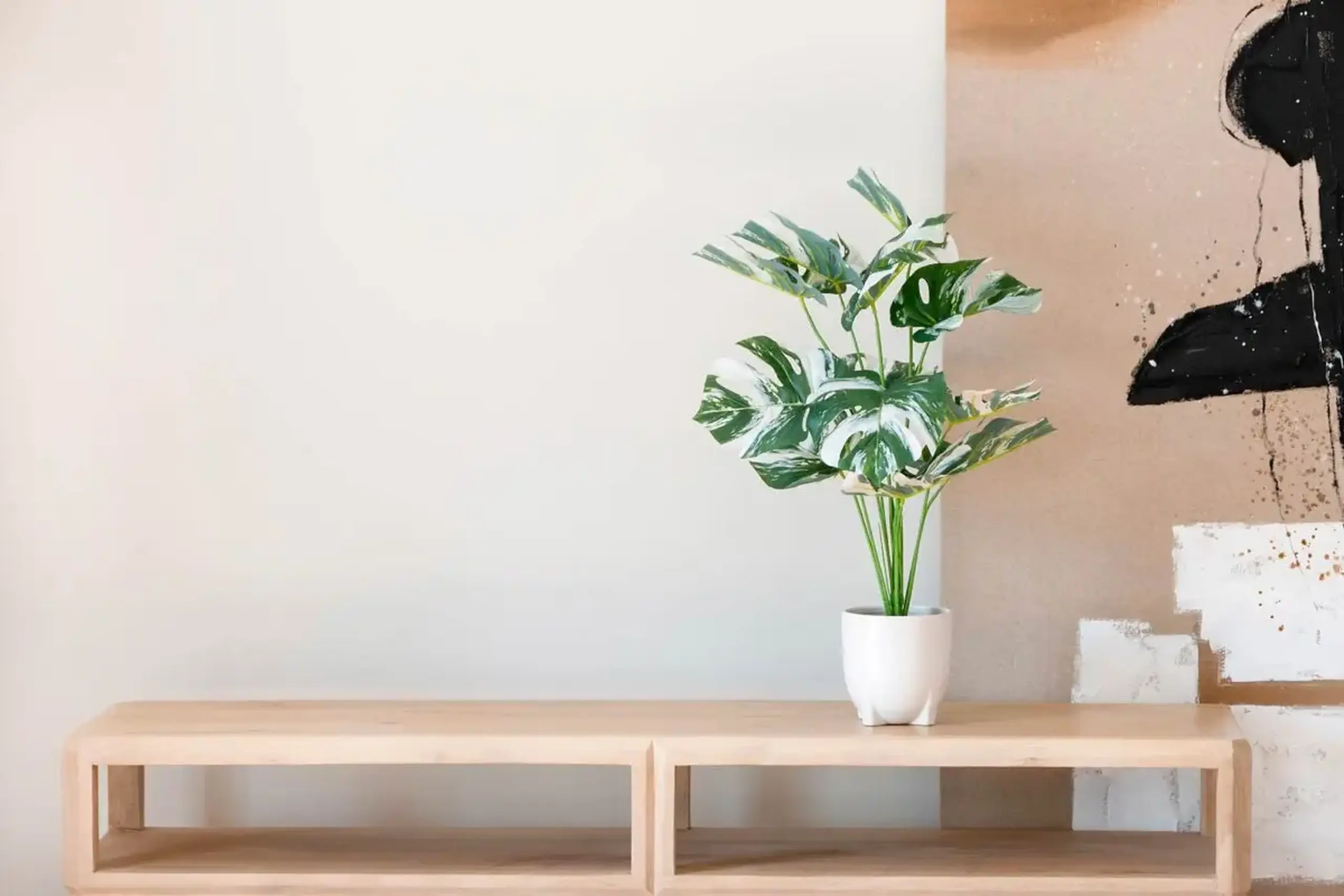 Plantă decorativă MONSTERA, 66cm