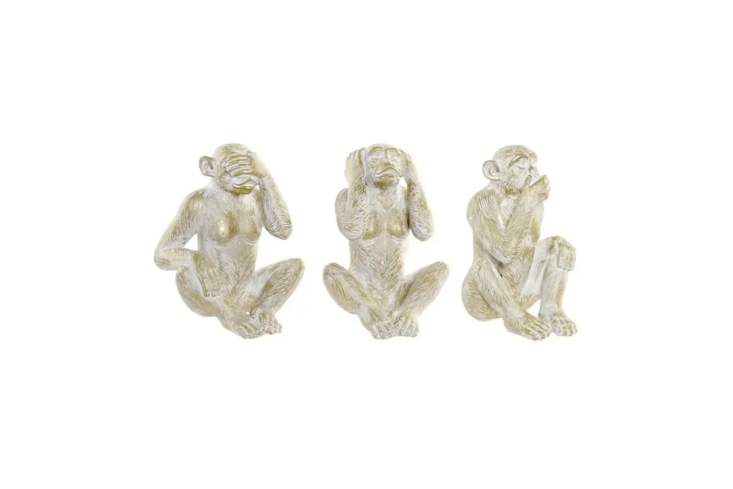 Un set de figurine decorative, Trei maimuțe