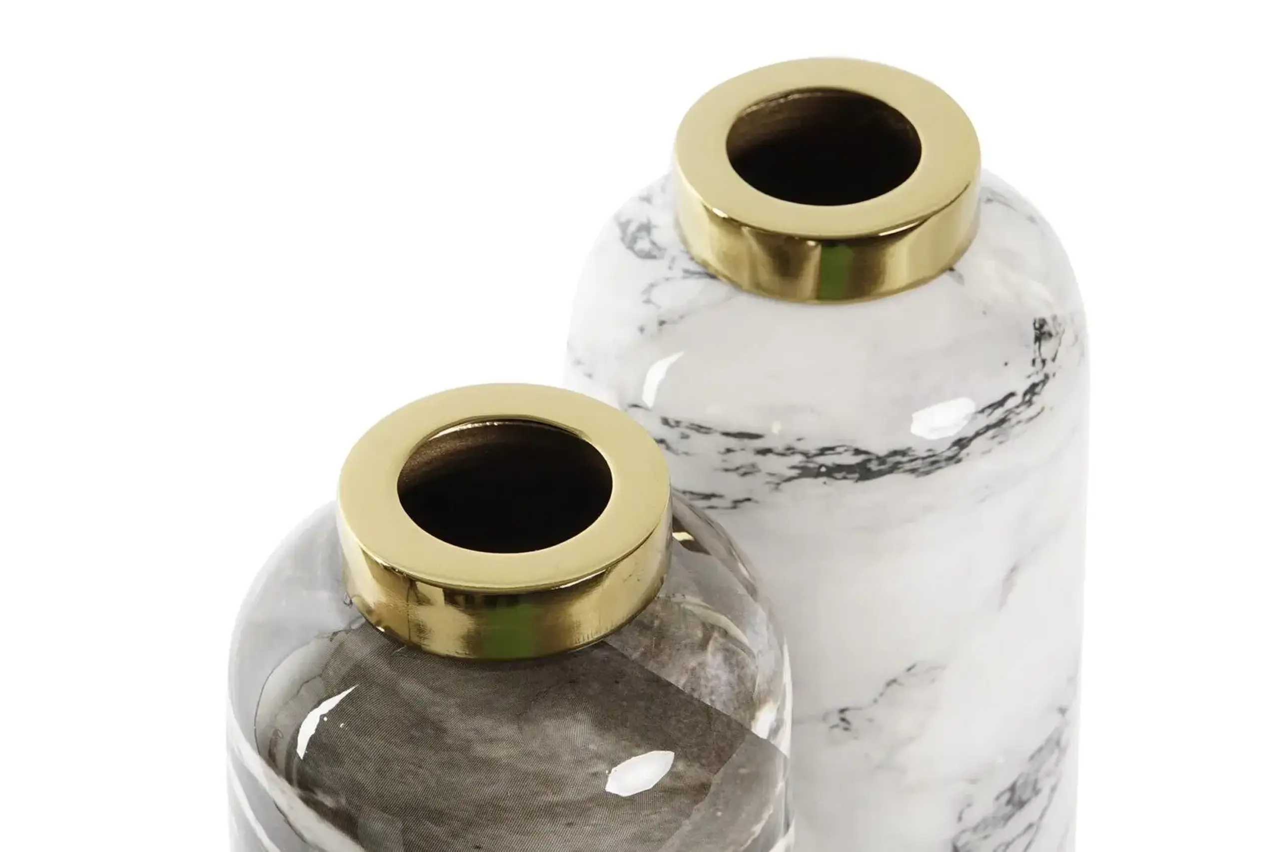 Vază din metal FAUX MARBLE 20cm