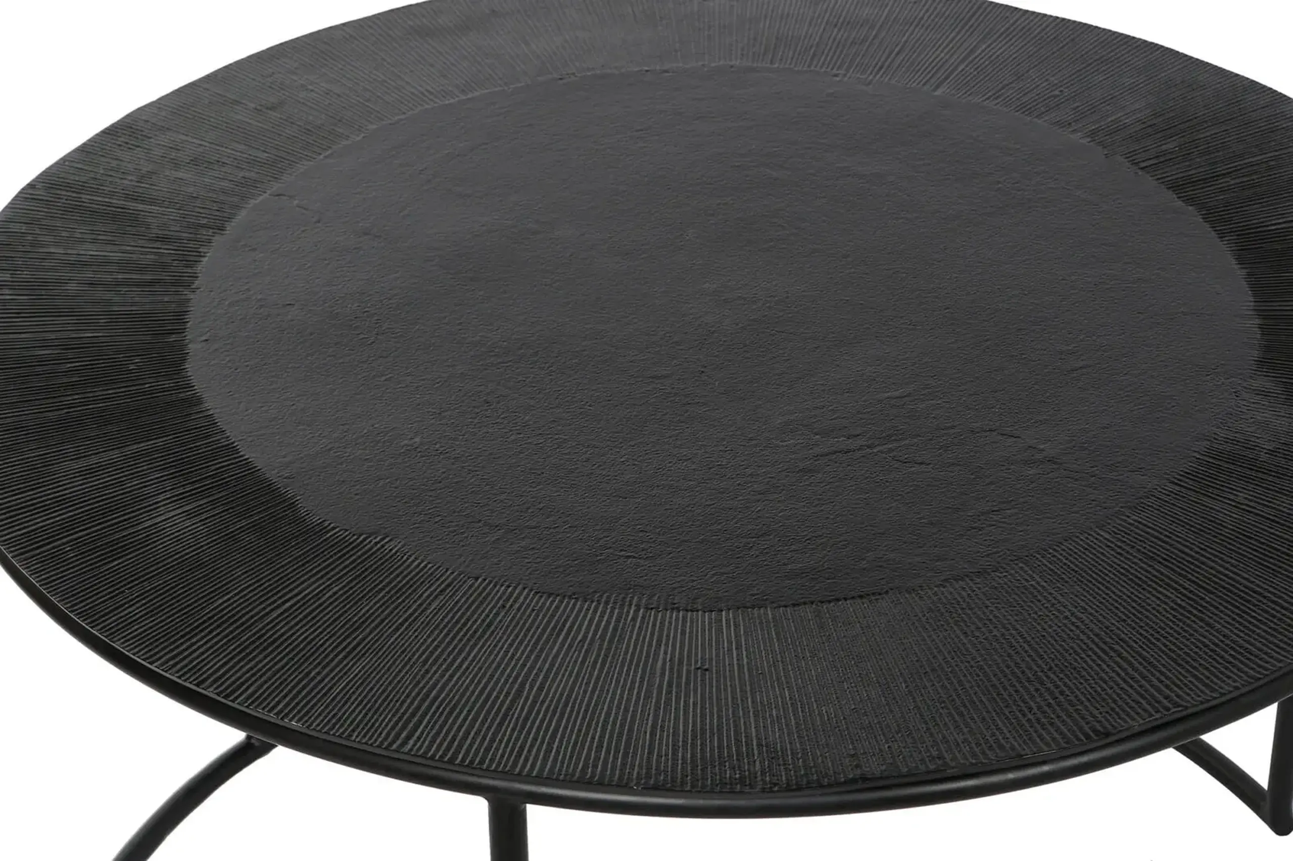 Set din 2 măsuțe decorative BLACK METAL