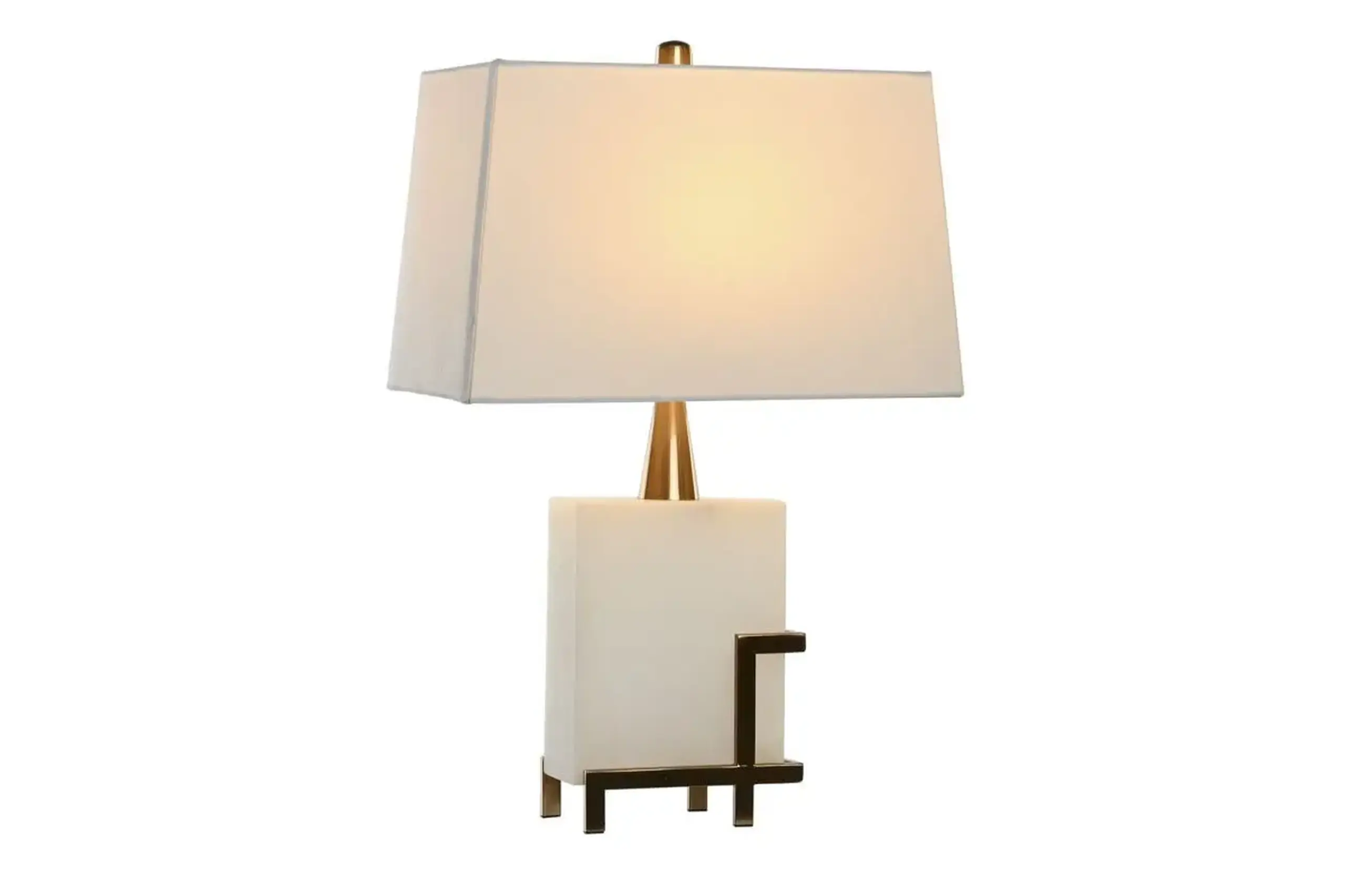 Lampă de masă Marble White