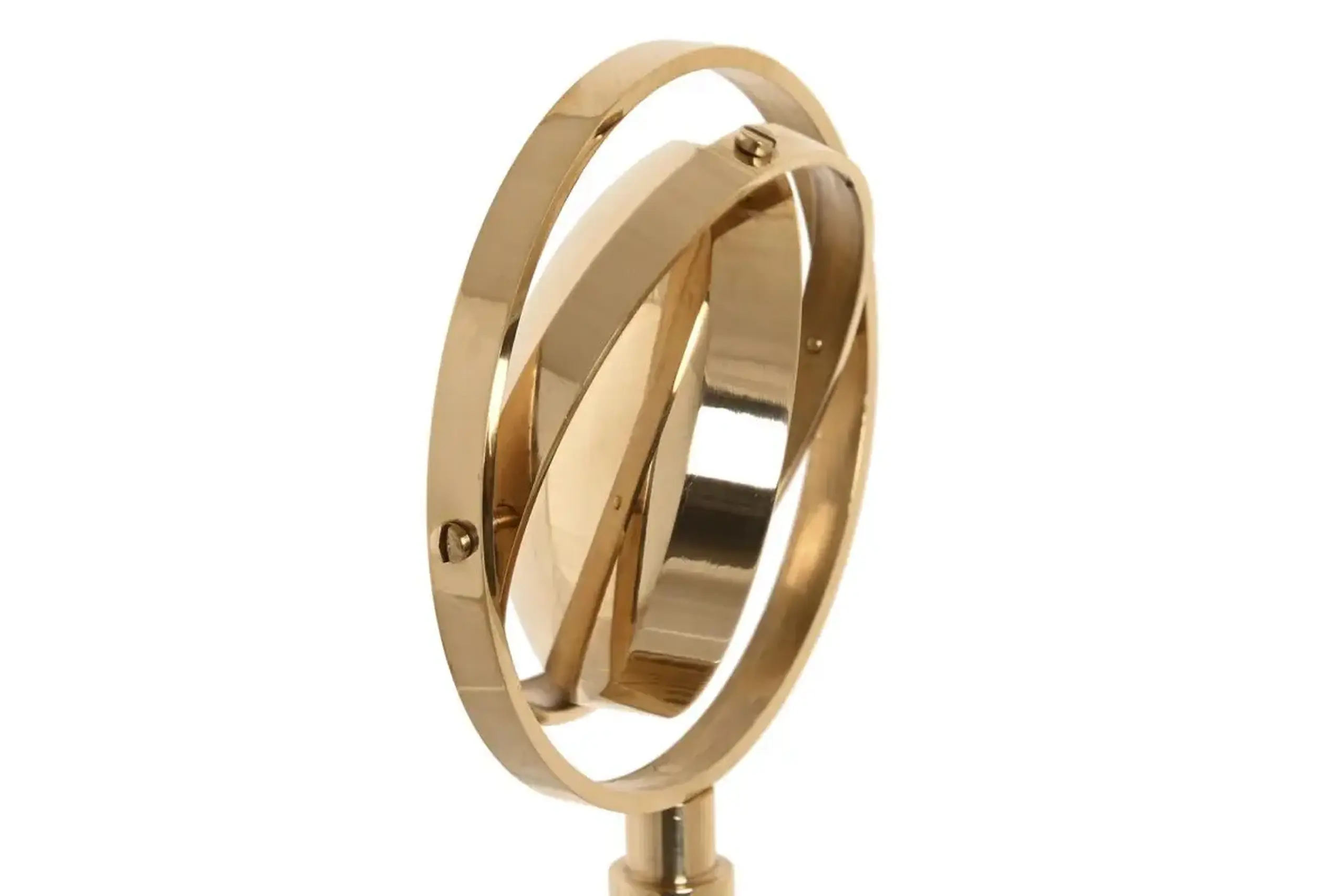Busolă decorativă de masă,16cm, GOLD