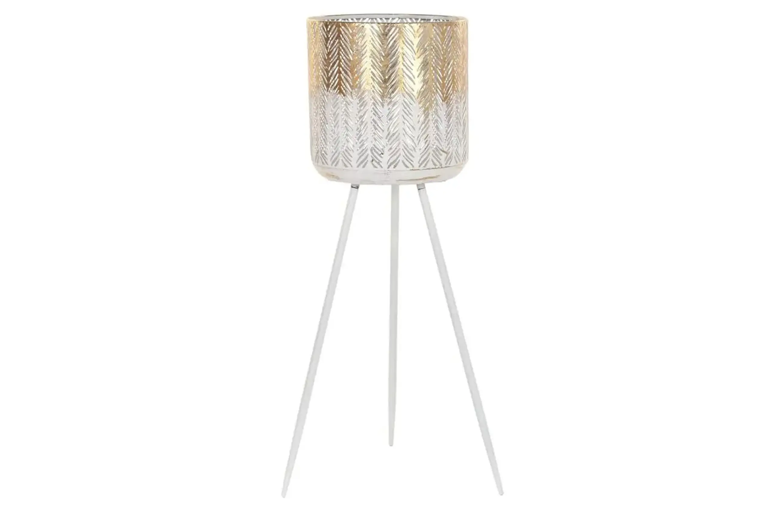 Ghiveci pentru flori White 39X39X88