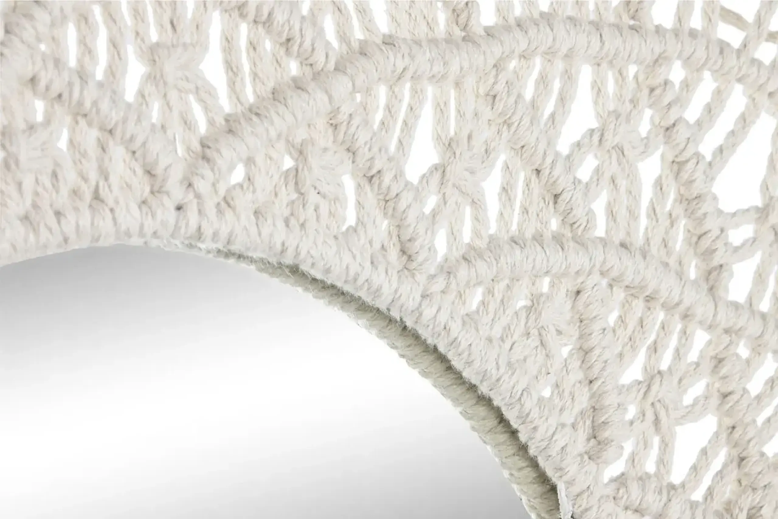 Oglinda de perete Macrame 76cm