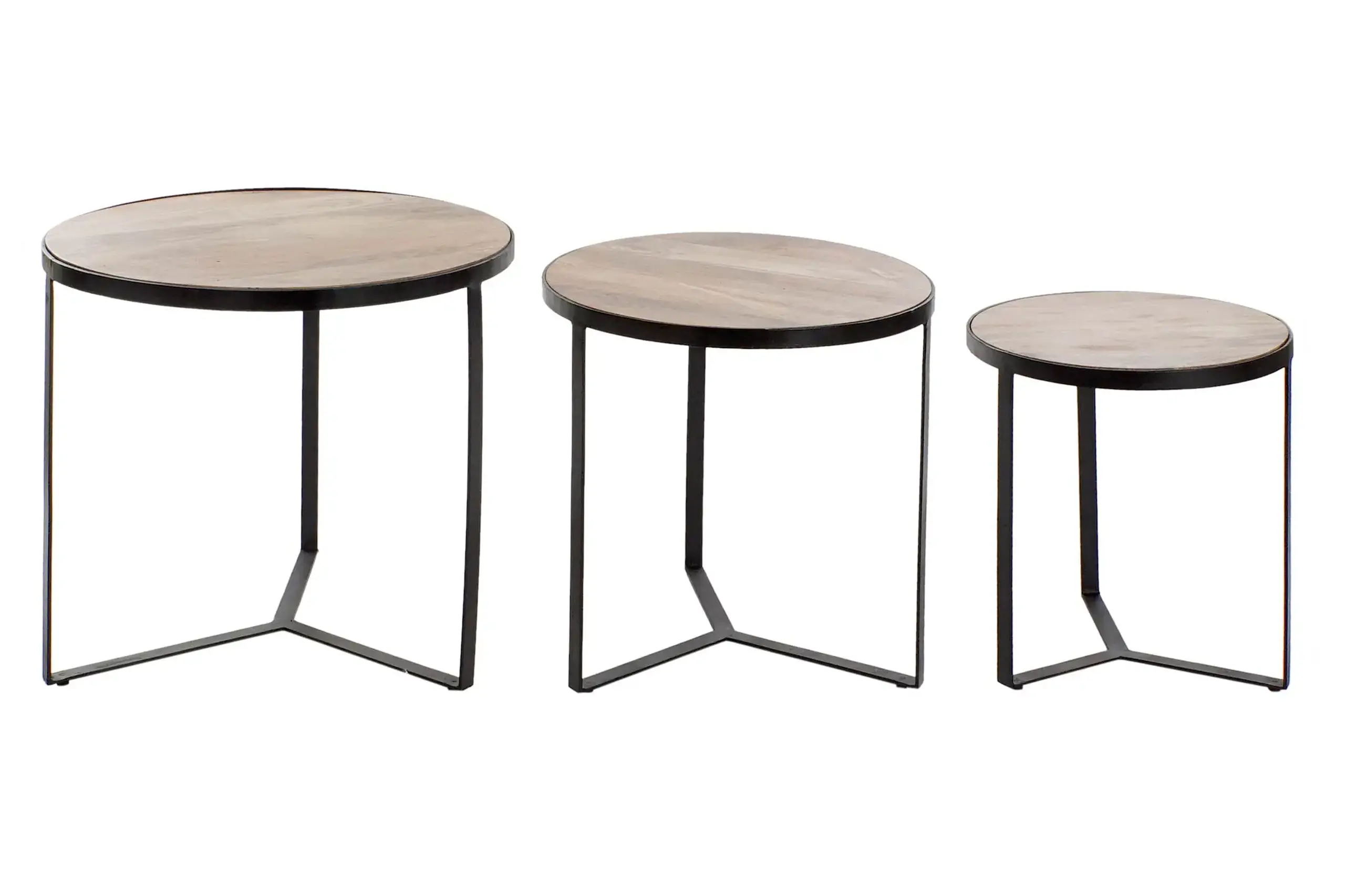 Set din 3 Măsuțe decorative MANGO LOFT