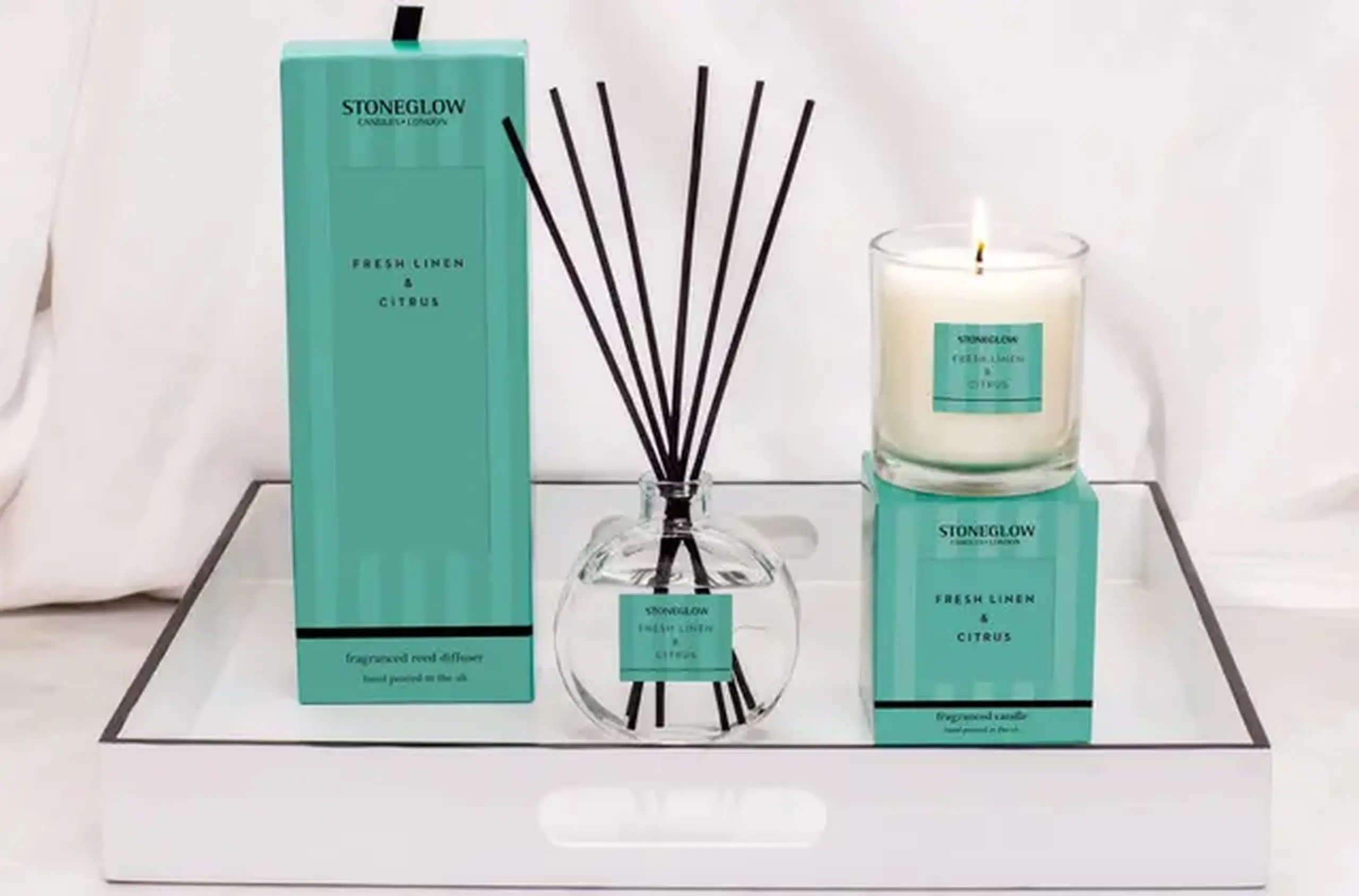 Difuzor Stoneglow, Fresh Linen & Citrus