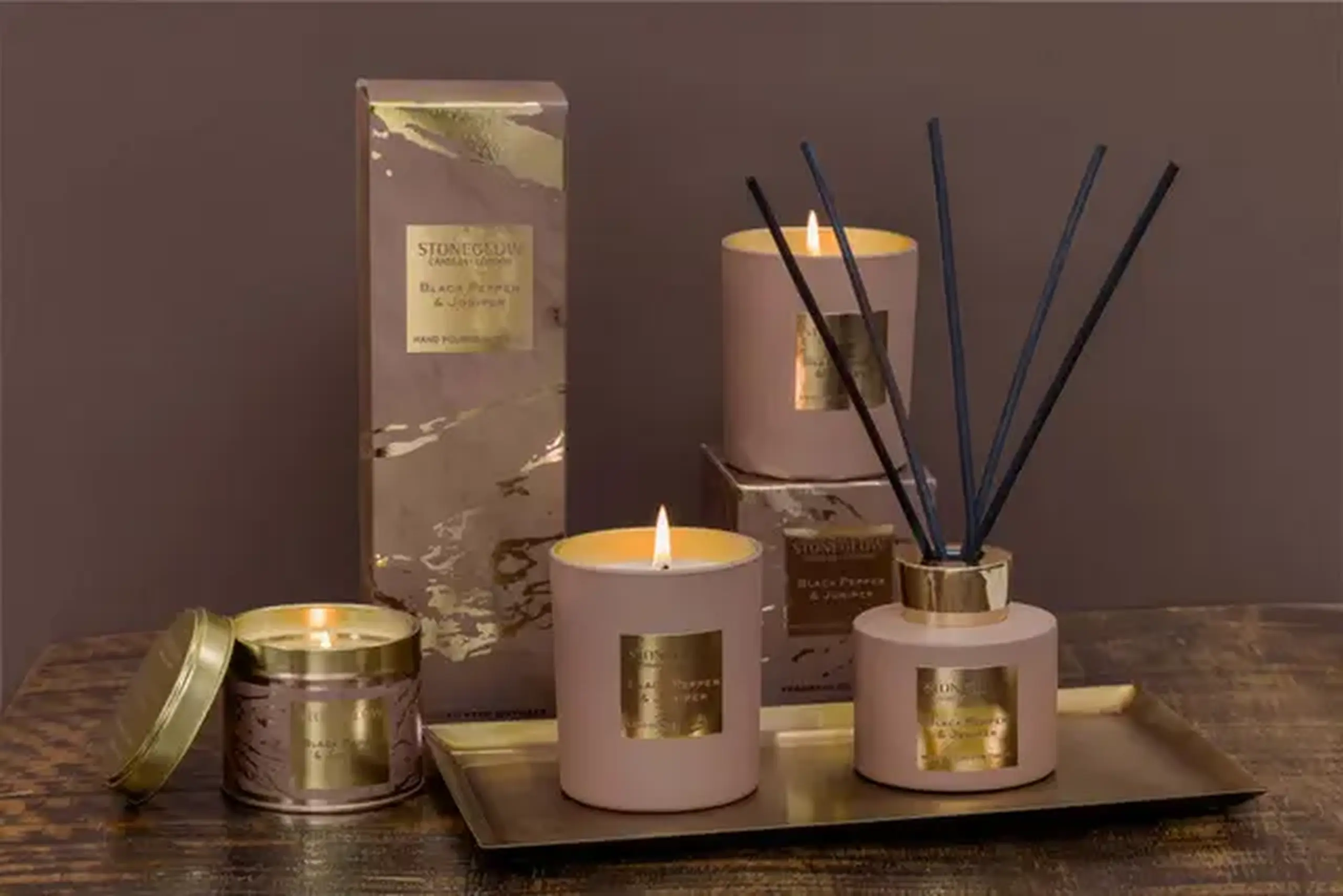 Difuzor STONEGLOW Luna- Black Pepper & Juniper