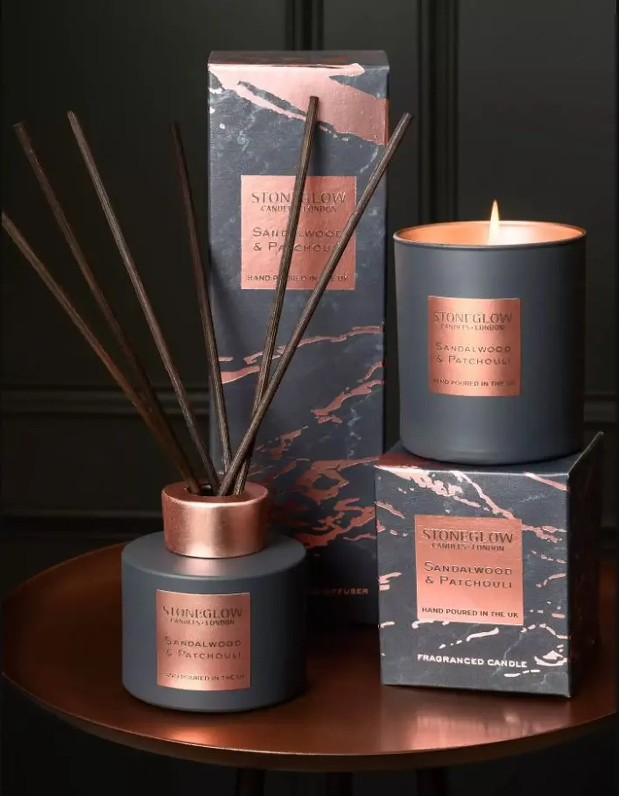 Difuzor STONEGLOW Sandalwood & Patchouli