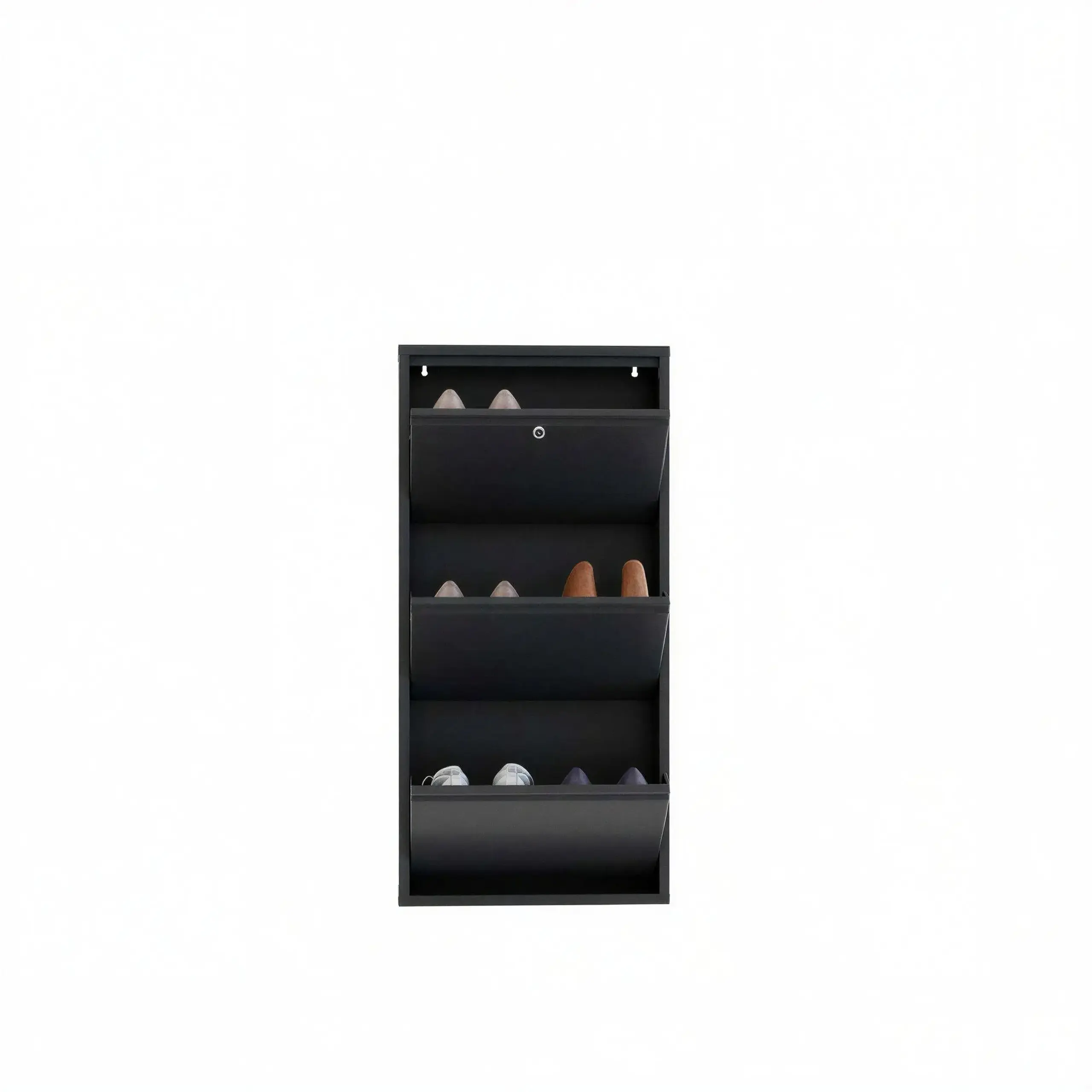 Pantofar, Locking 3 Piece Metal - Anthracite, 50 x 103 x 15 cm