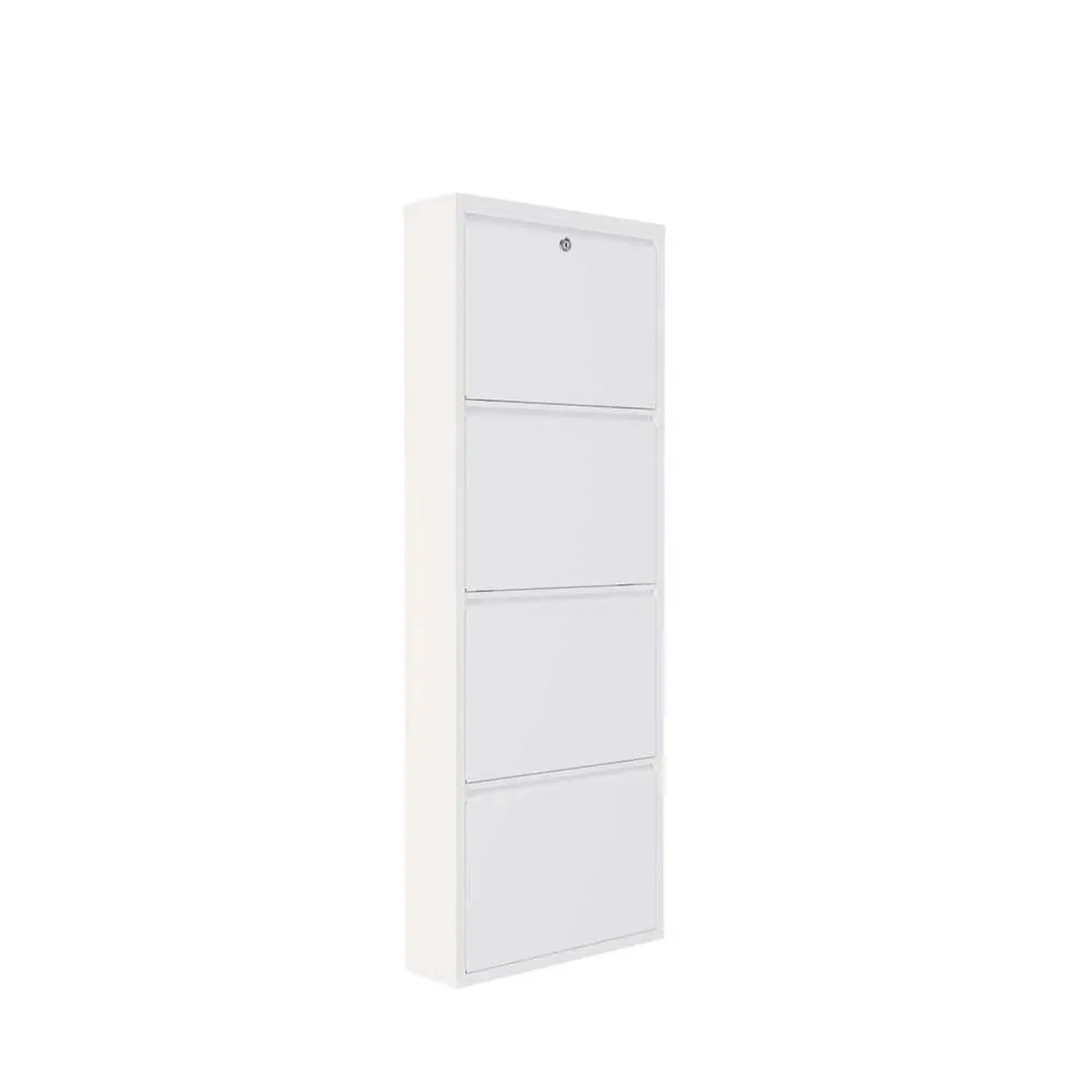 Pantofar, Locking 4 Piece Metal - White, 50 x 136 x 15 cm
