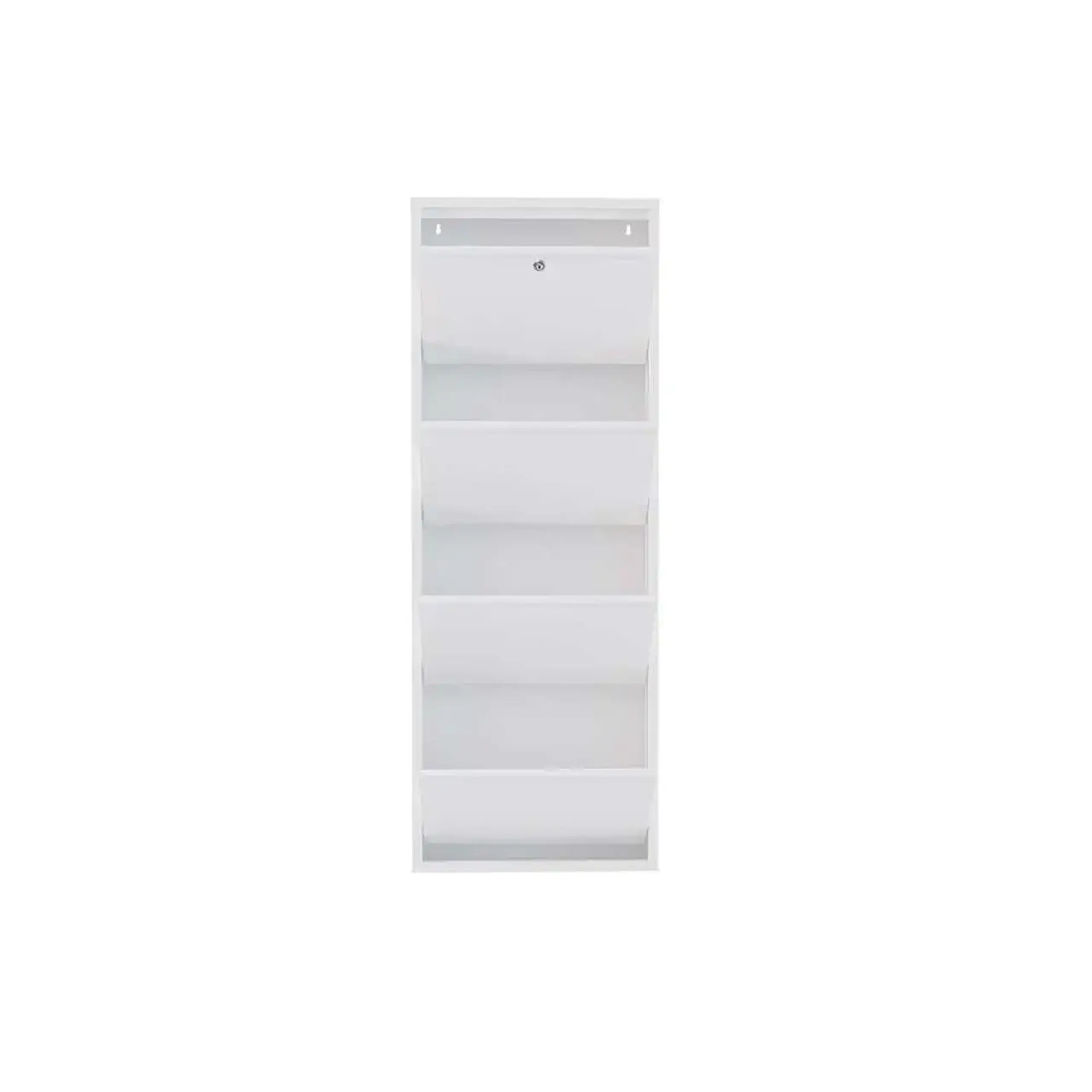 Pantofar, Locking 4 Piece Metal - White, 50 x 136 x 15 cm