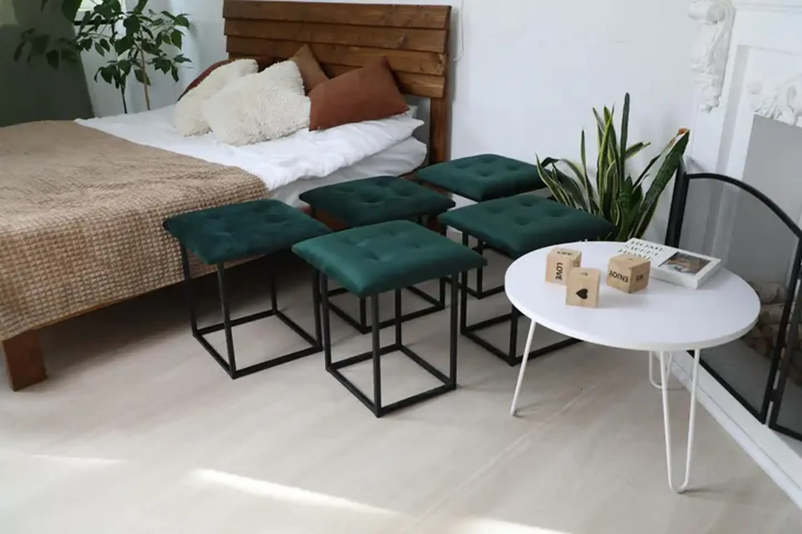 Cub Transformer 5 scaune in 1 Nex Home N36, Verde Smarald