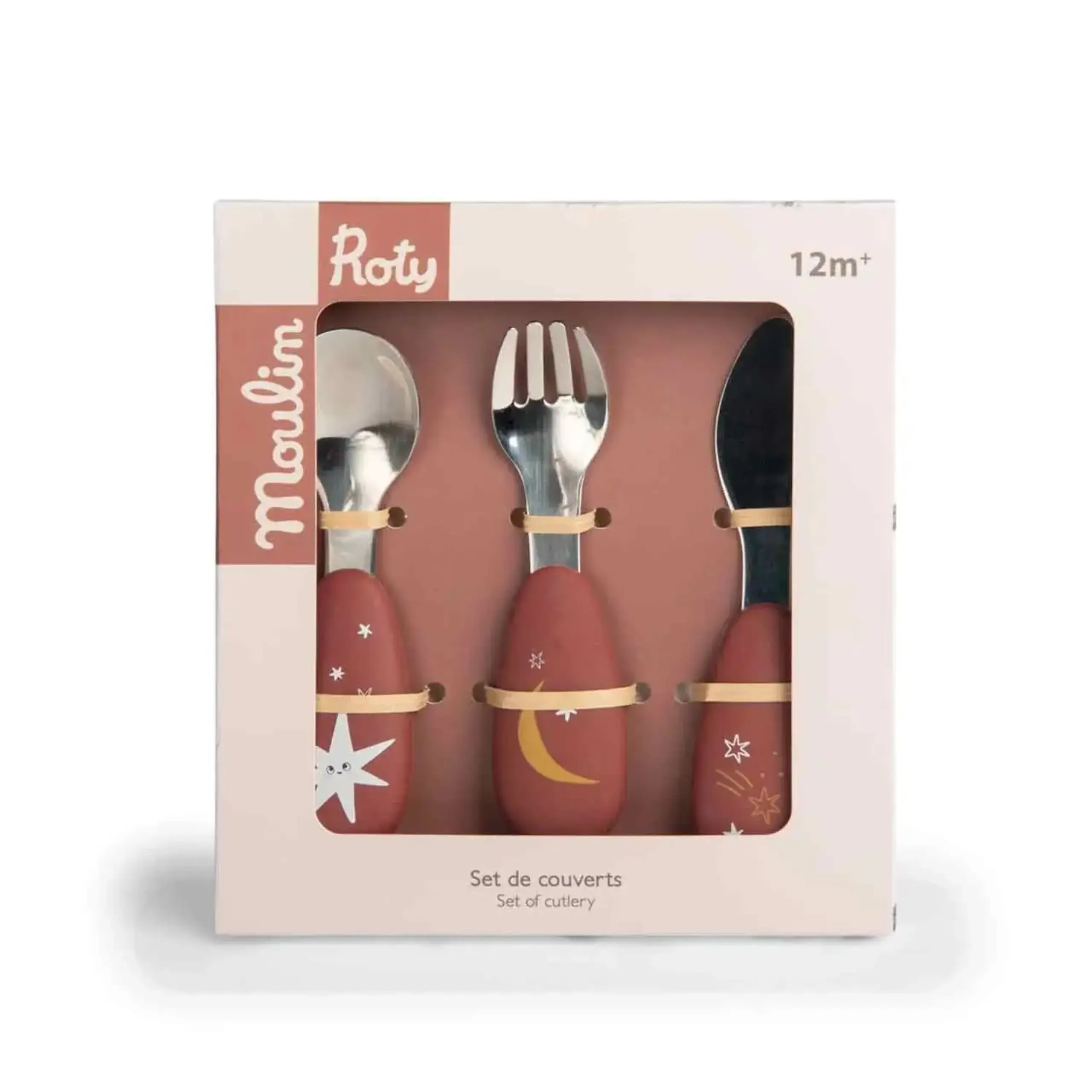 Set de 3 tacâmuri cu silicon, Après la pluie — Moulin Roty