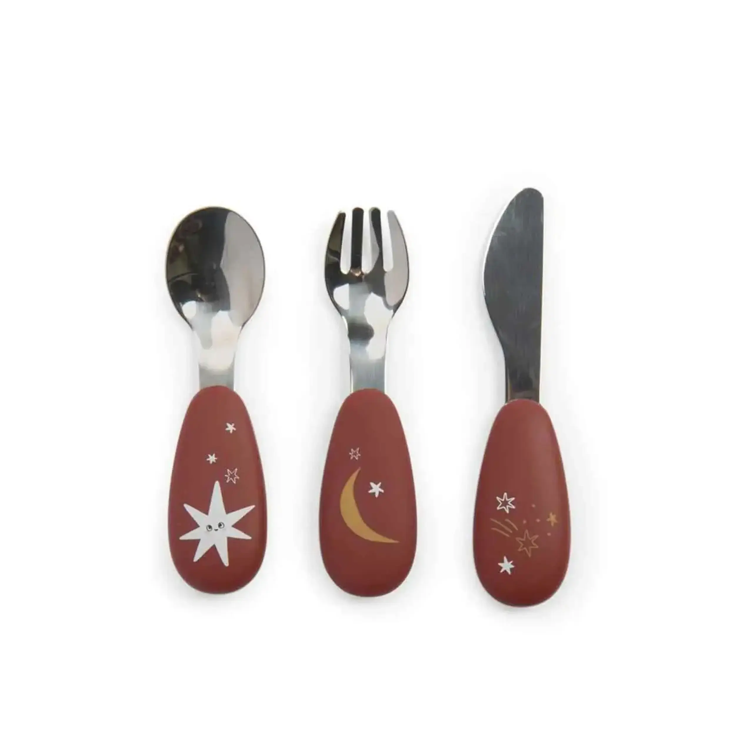 Set de 3 tacâmuri cu silicon, Après la pluie — Moulin Roty