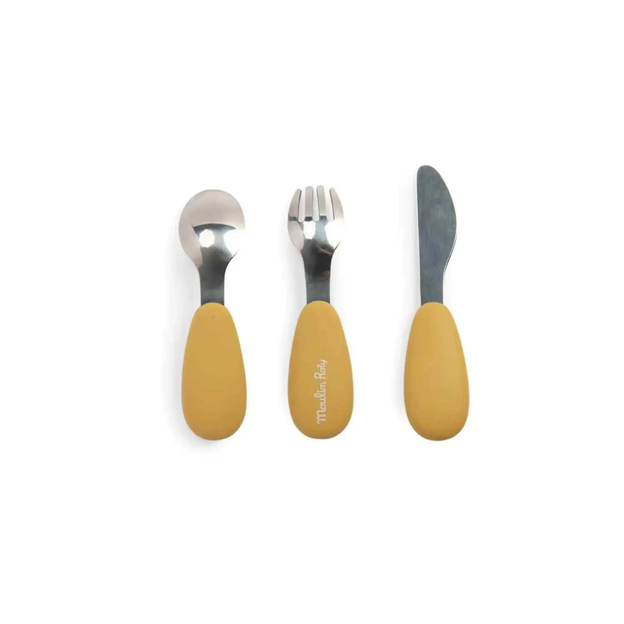 Set de 3 tacâmuri cu silicon, Trois Petits Lapins — Moulin Roty