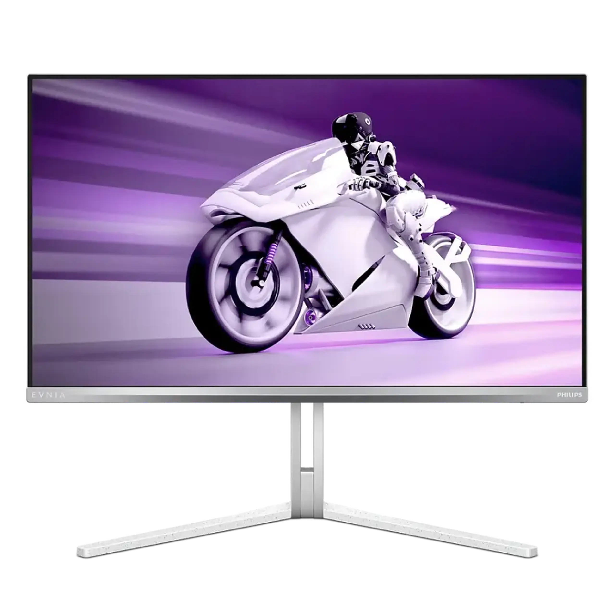 PHILIPS Evnia 27M2N8500 de 27 inchi, alb, QD - OLED, 2560 x 1440, 360 Hz, AdaptiveSync, 0,03 msGTG, 1000 cd, HDR, HDMI+DP+
