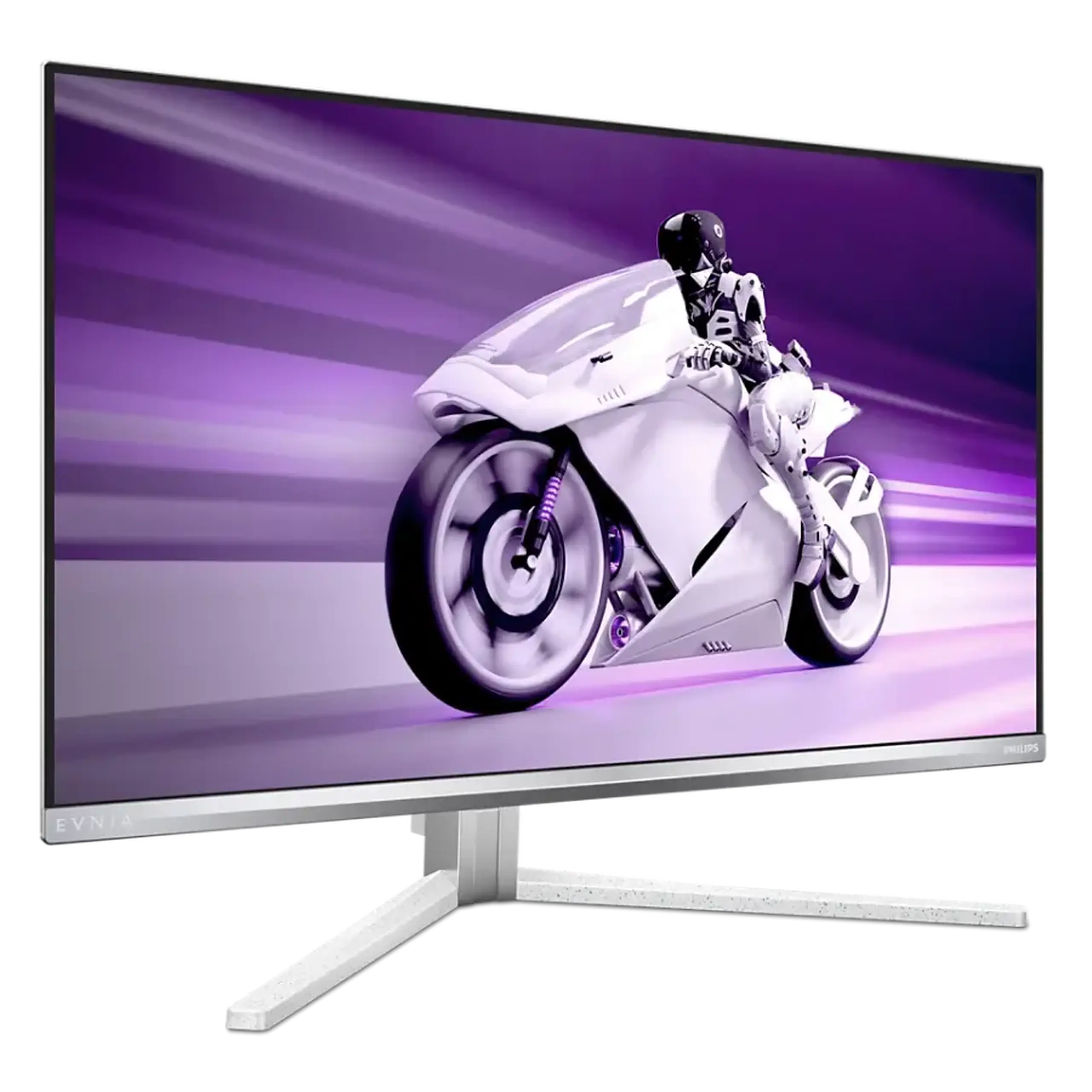 PHILIPS Evnia 27M2N8500 de 27 inchi, alb, QD - OLED, 2560 x 1440, 360 Hz, AdaptiveSync, 0,03 msGTG, 1000 cd, HDR, HDMI+DP+