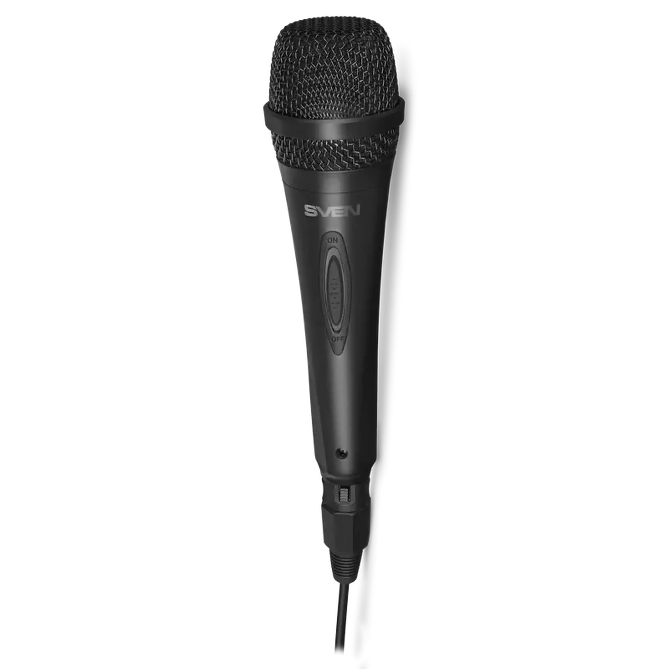 Microfon Karaoke SVEN MK-130, Cu fir, Negru