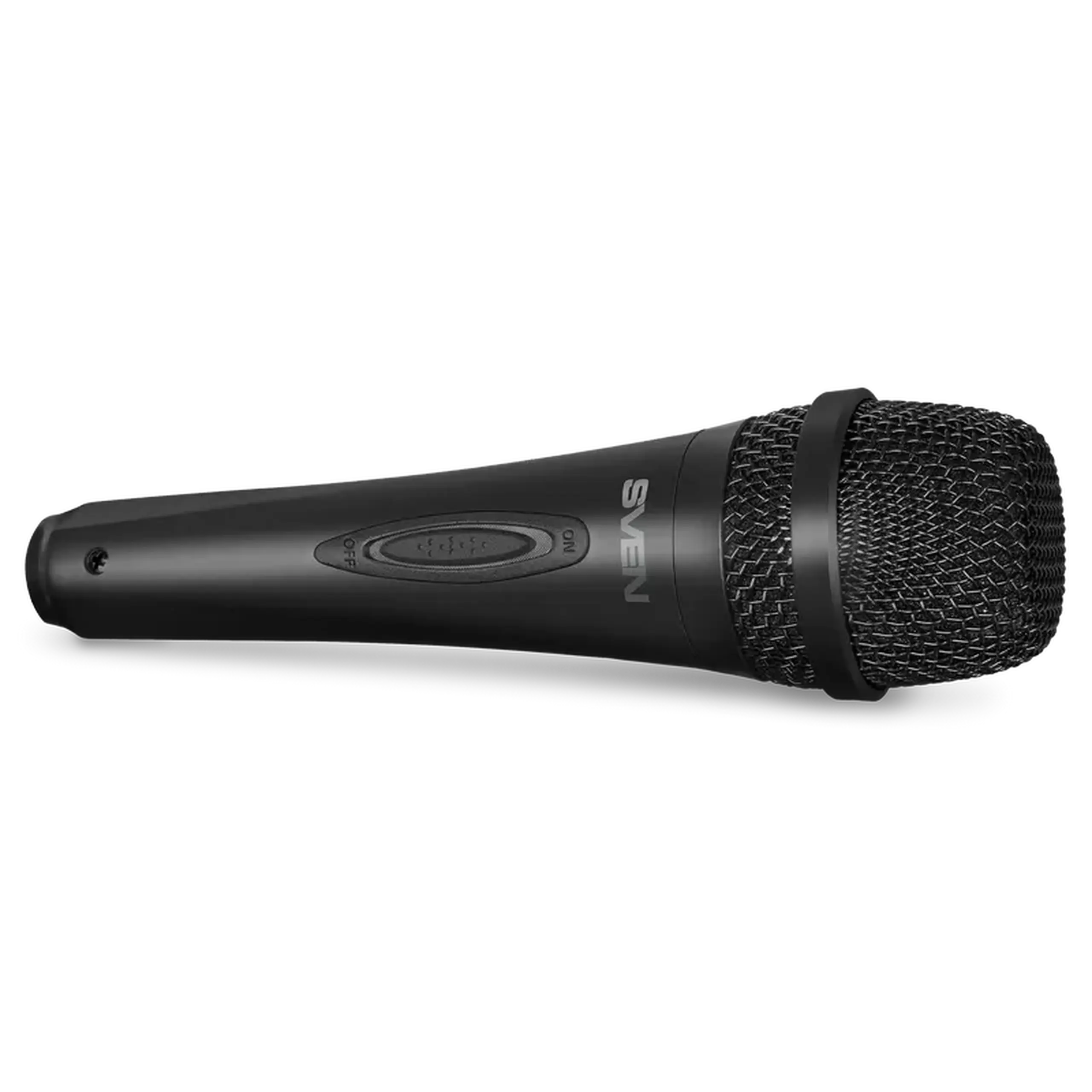 Microfon Karaoke SVEN MK-130, Cu fir, Negru