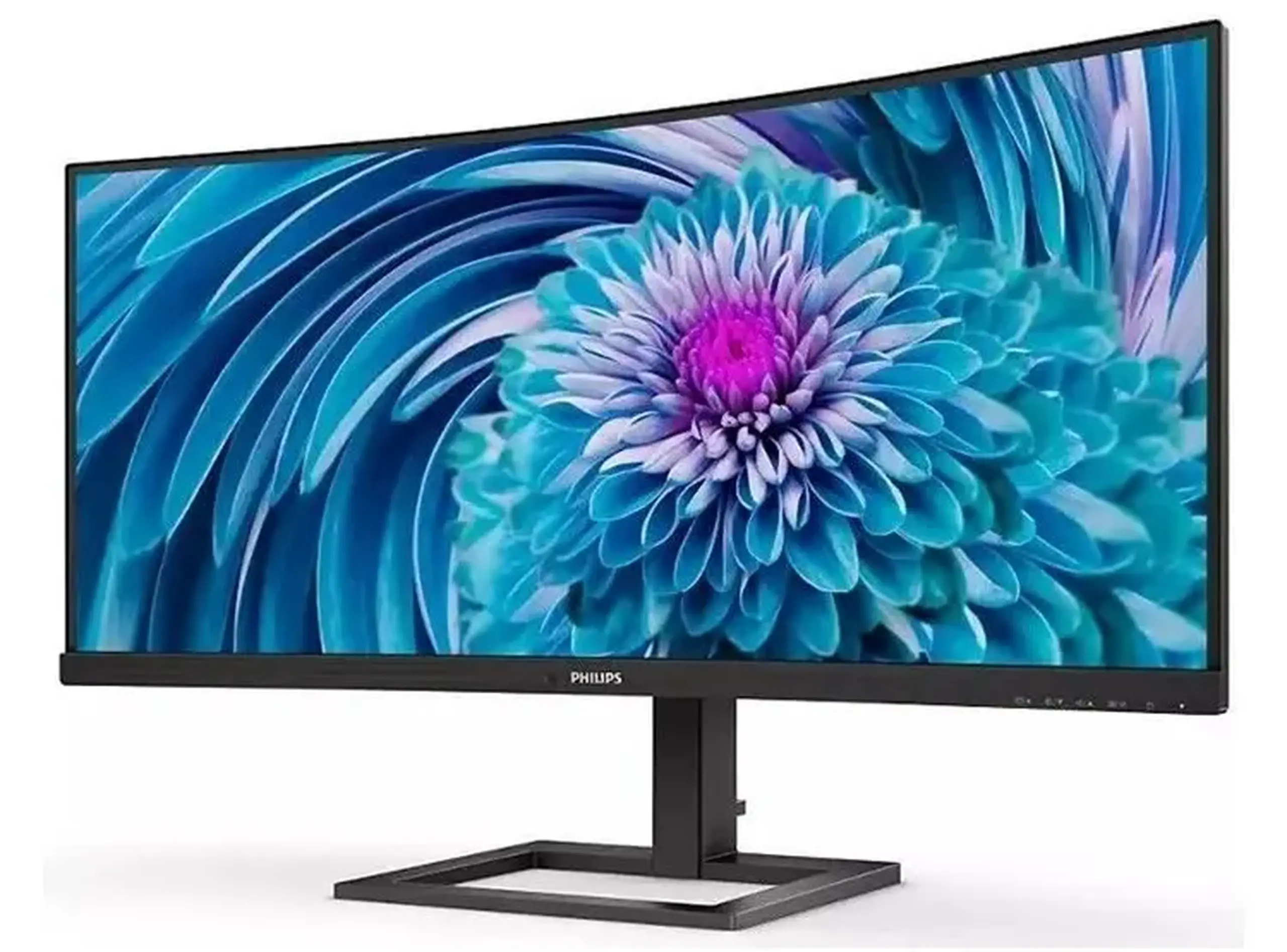 34" Monitor PHILIPS 346E2CUAE, VA 3440x1440 WQHD, Negru