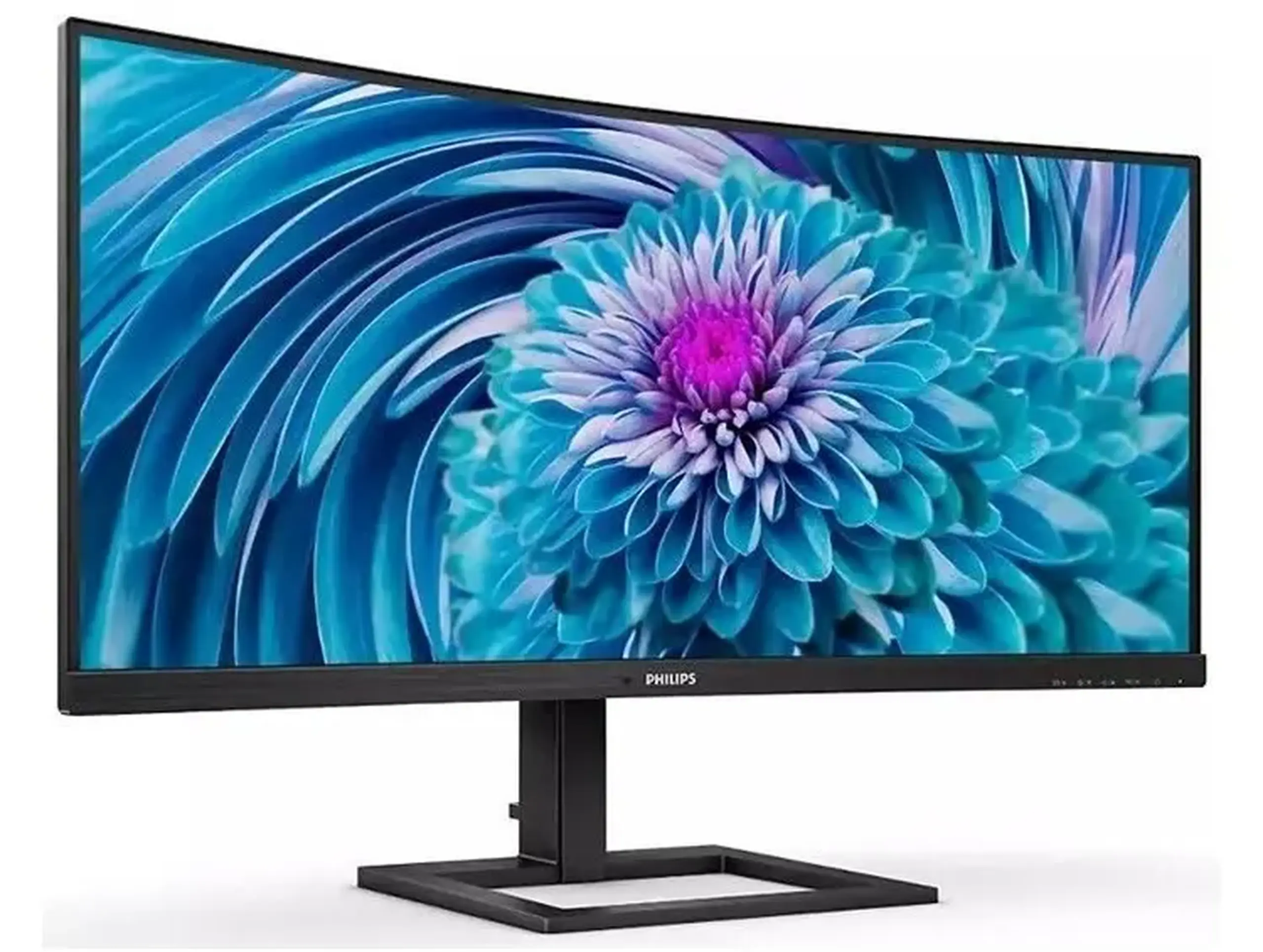 34" Monitor PHILIPS 346E2CUAE, VA 3440x1440 WQHD, Negru