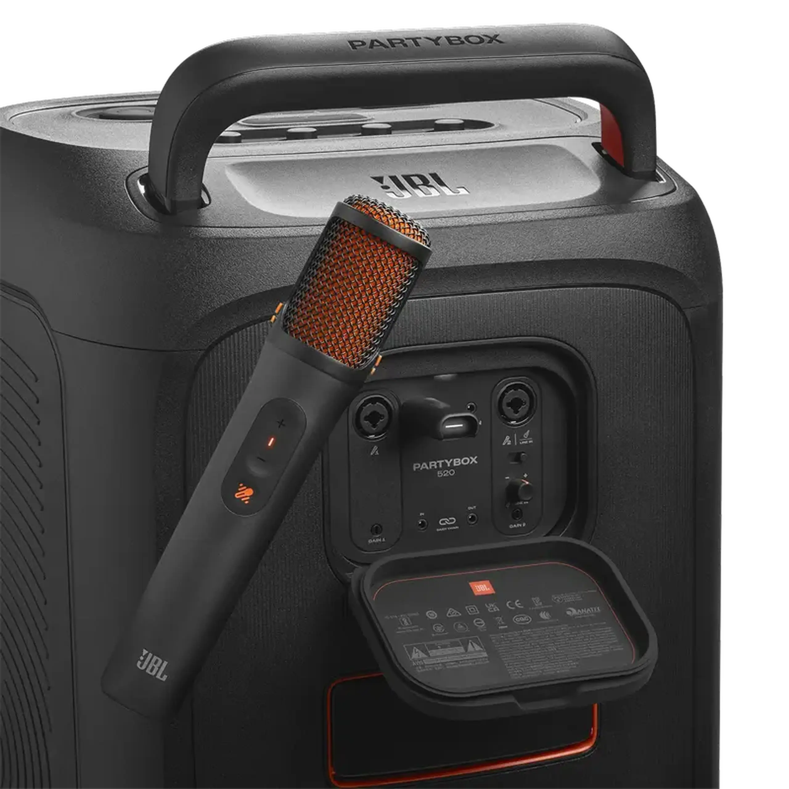 Microfon Karaoke JBL Easysing, Fără fir, Negru