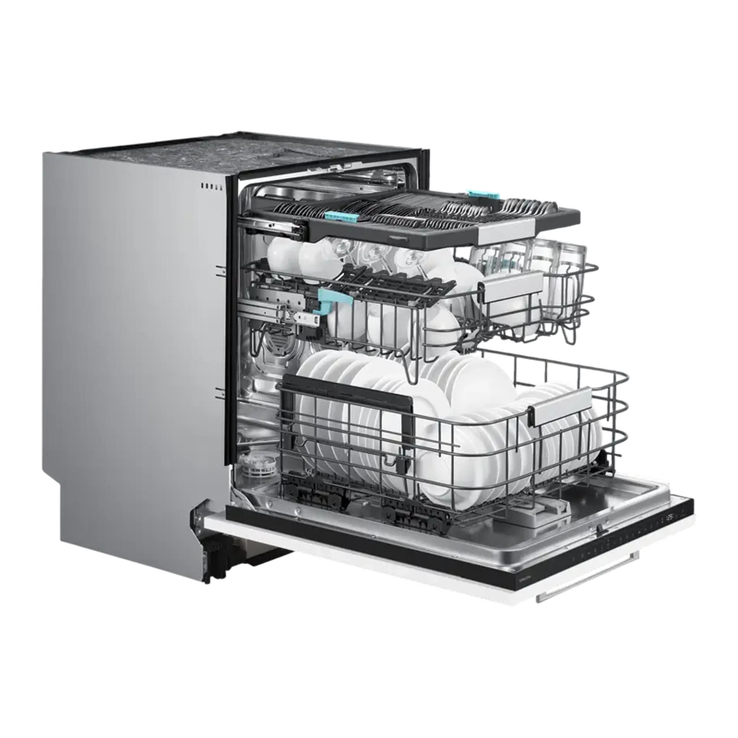 Mașină de spălat vase Samsung DW80H77NAB0U1, Alb