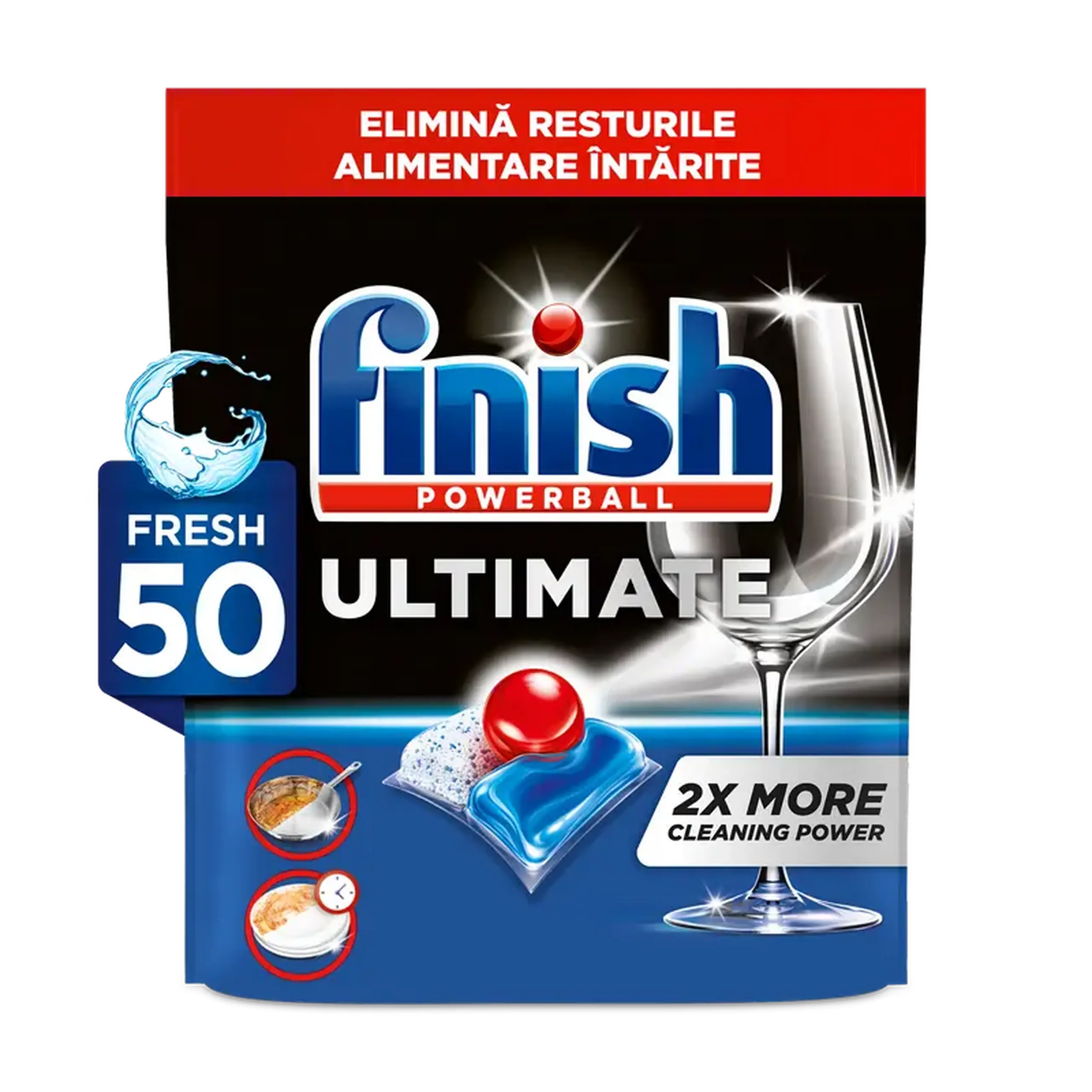 Tablete Finish Ultimate Fresh 50 buc
