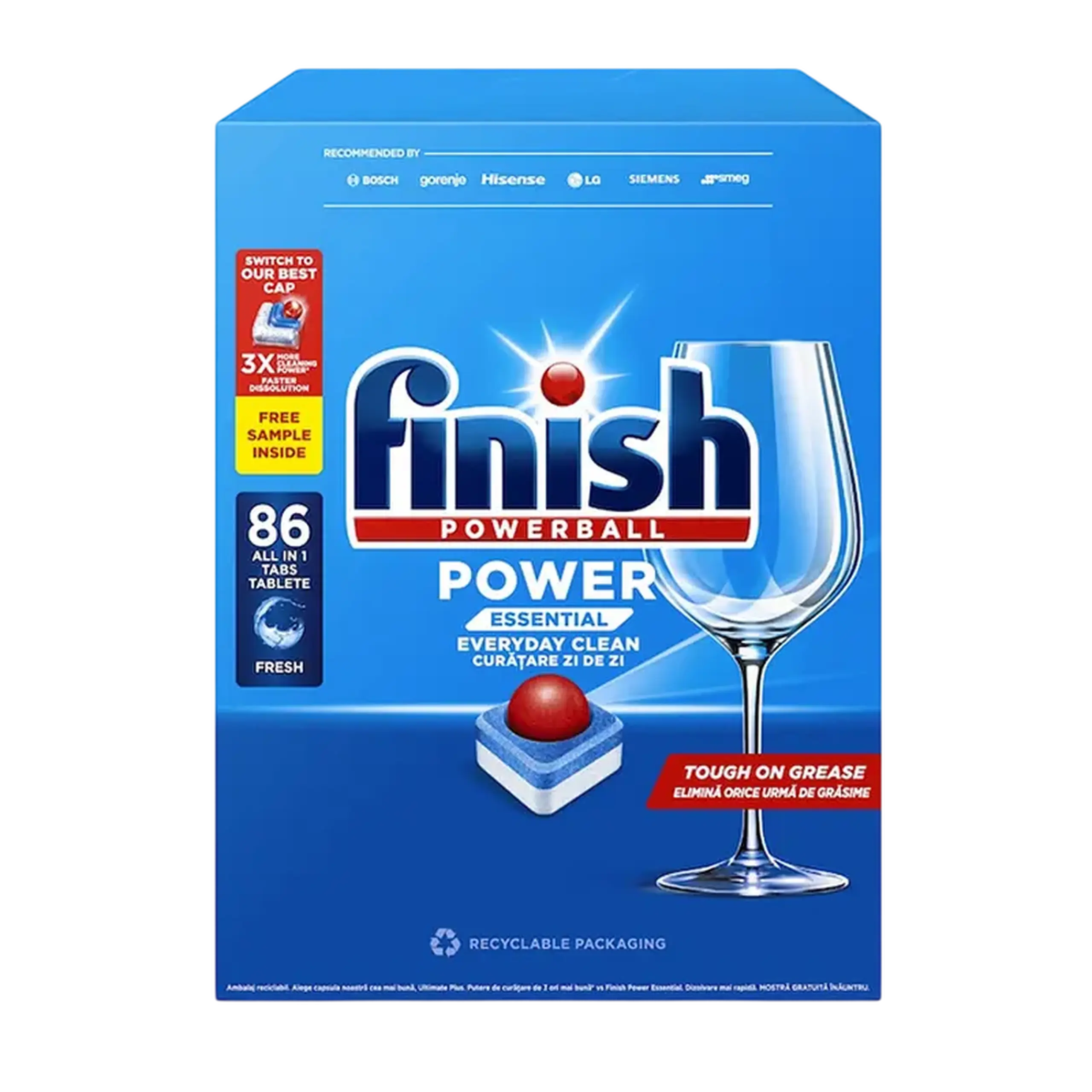 Tablete Finish Essential Fresh 86 buc