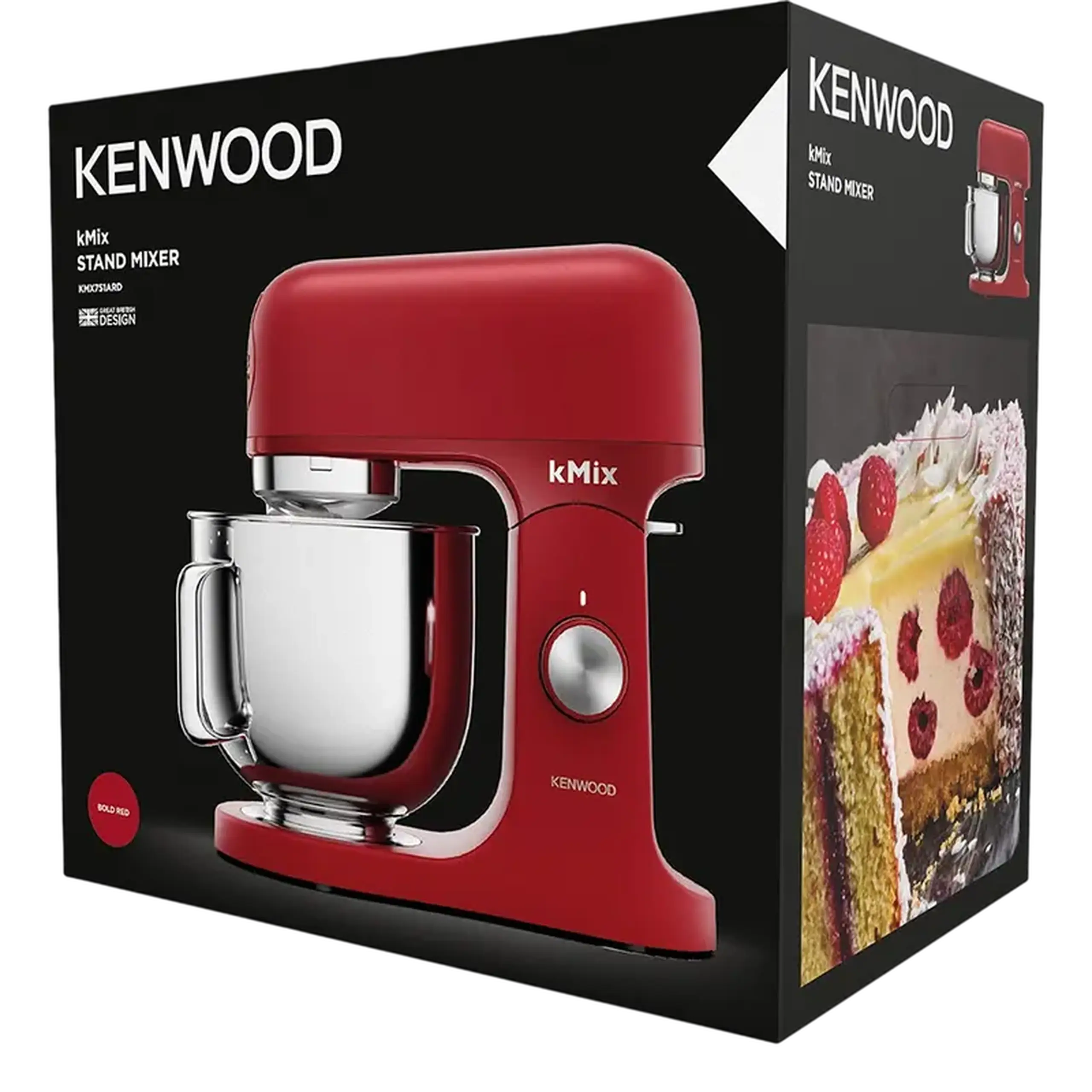 Robot de bucătărie Kenwood KMX 751 ARD, Roșu