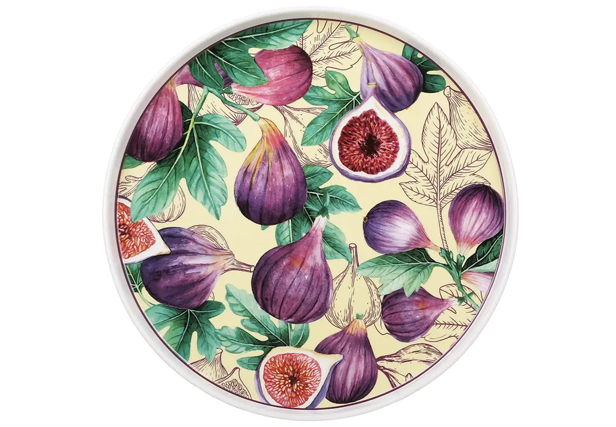 Farfurie din porțelan, Fig Velvet, 25cm