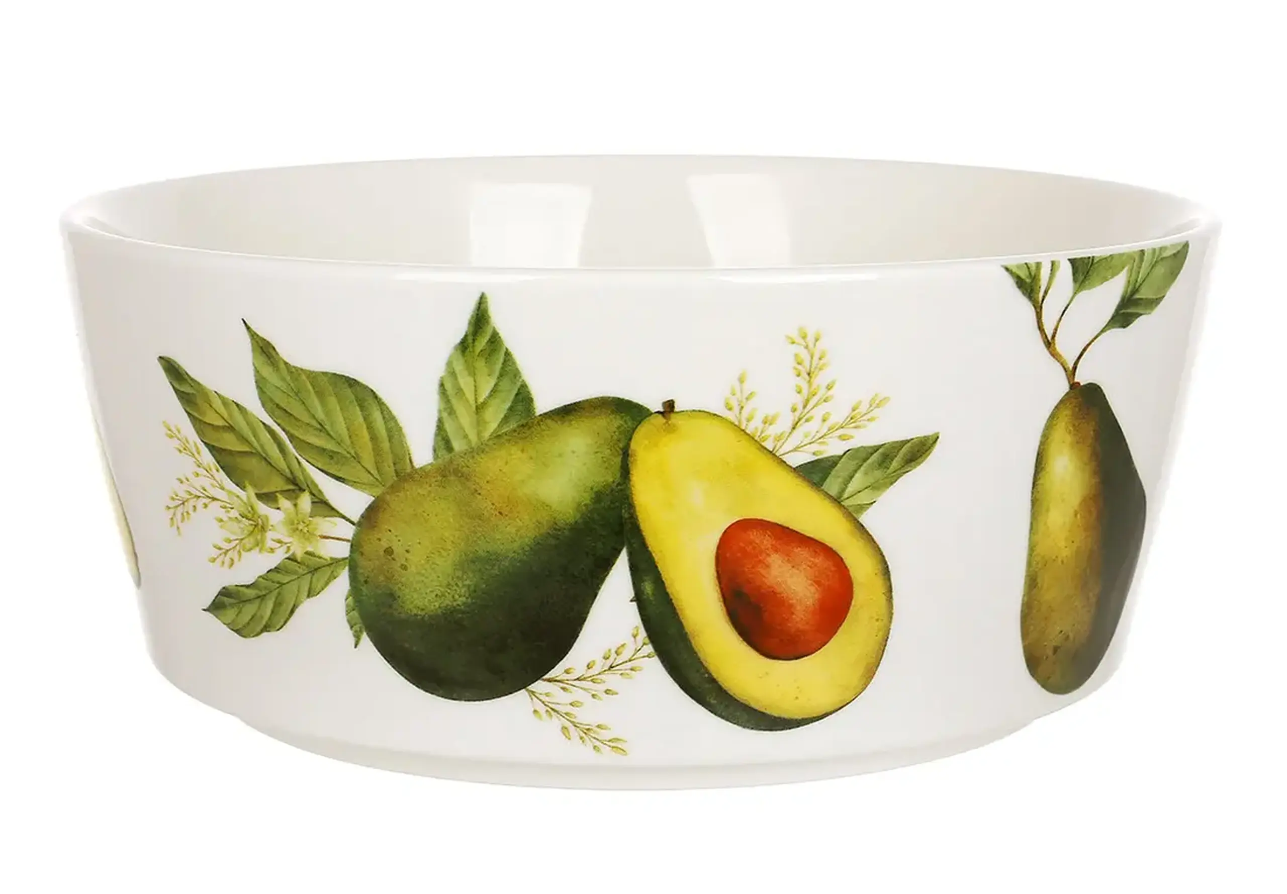 Salatieră din porțelan, Avocado Garden, 1,8l