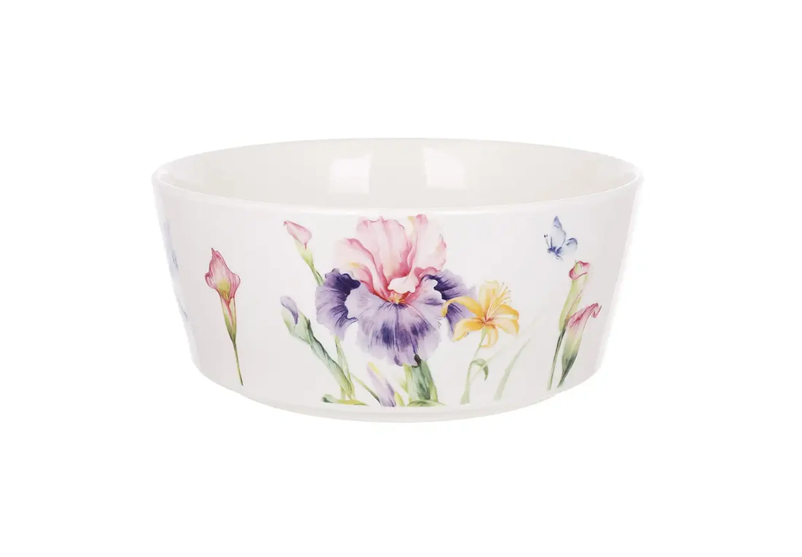 Salatieră din porțelan,Iris, D15cm