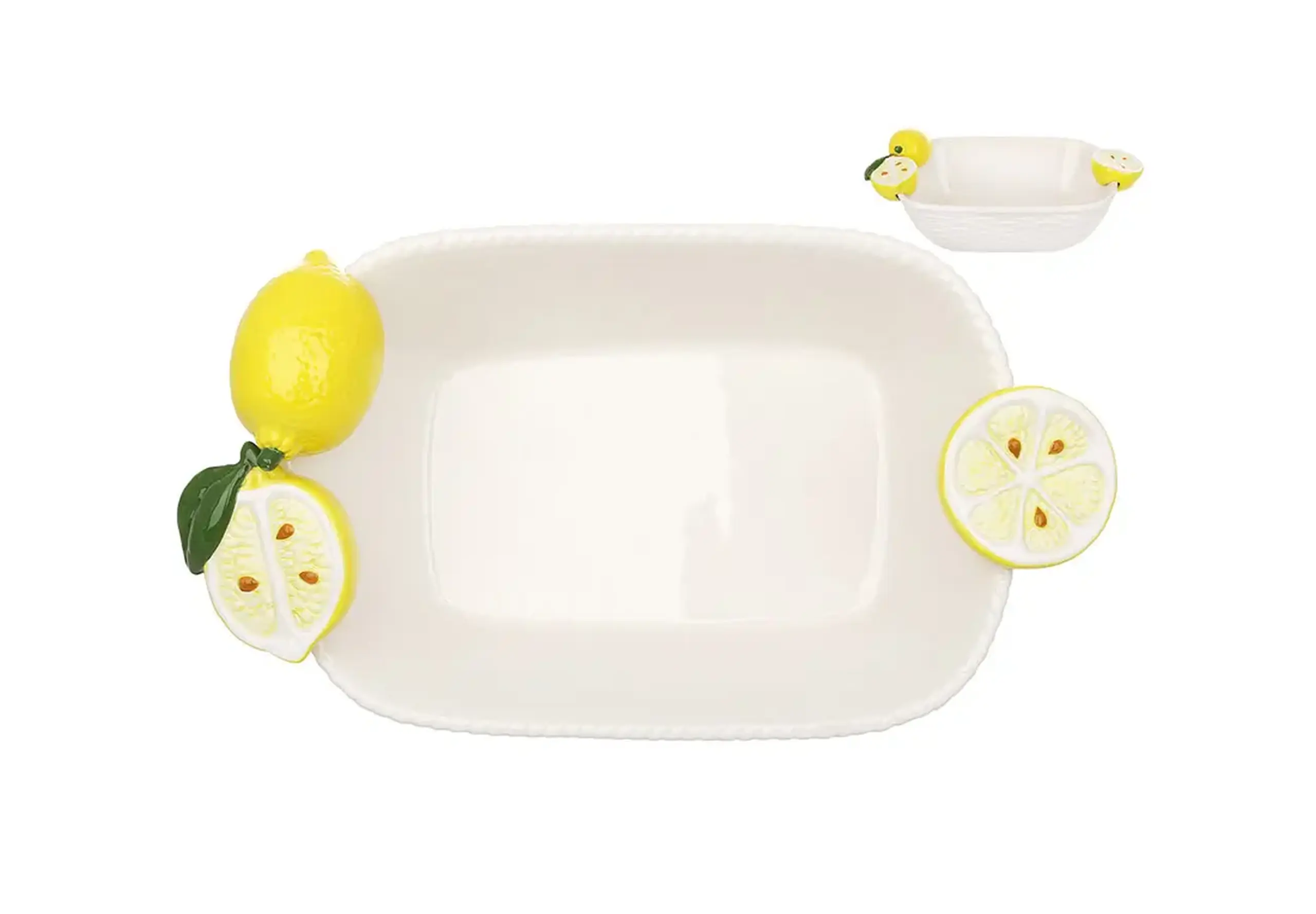 Salatieră din ceramică, Lemon,1l