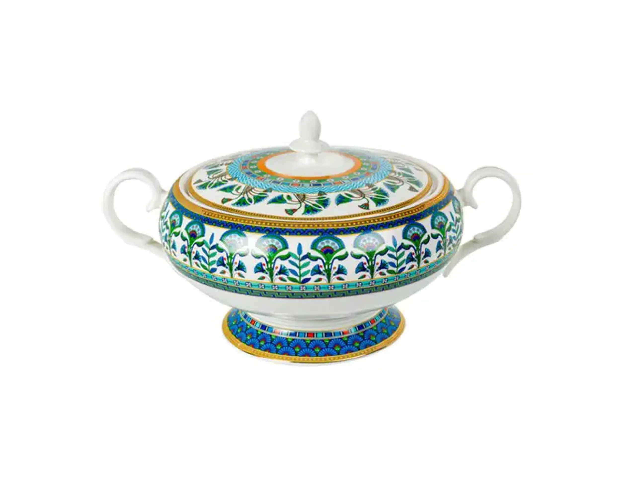 Castron cu capac din porțelan, Velazza, 2100ml