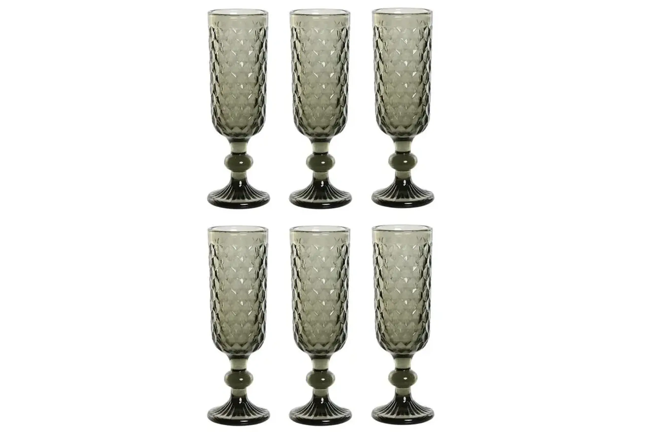 Set din 6 pocale „Rhombus Grey” 150ml