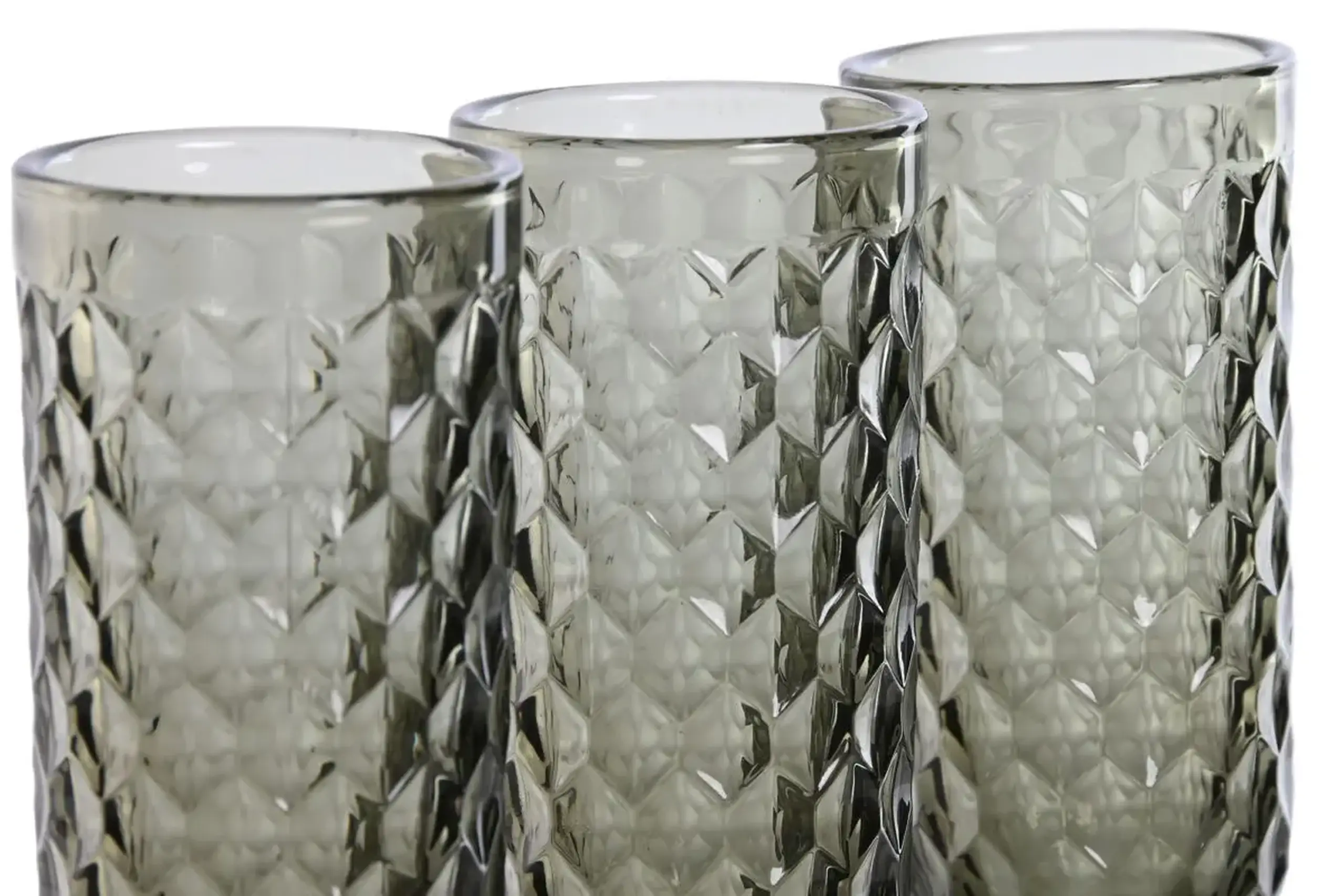 Set din 6 pocale „Rhombus Grey” 150ml