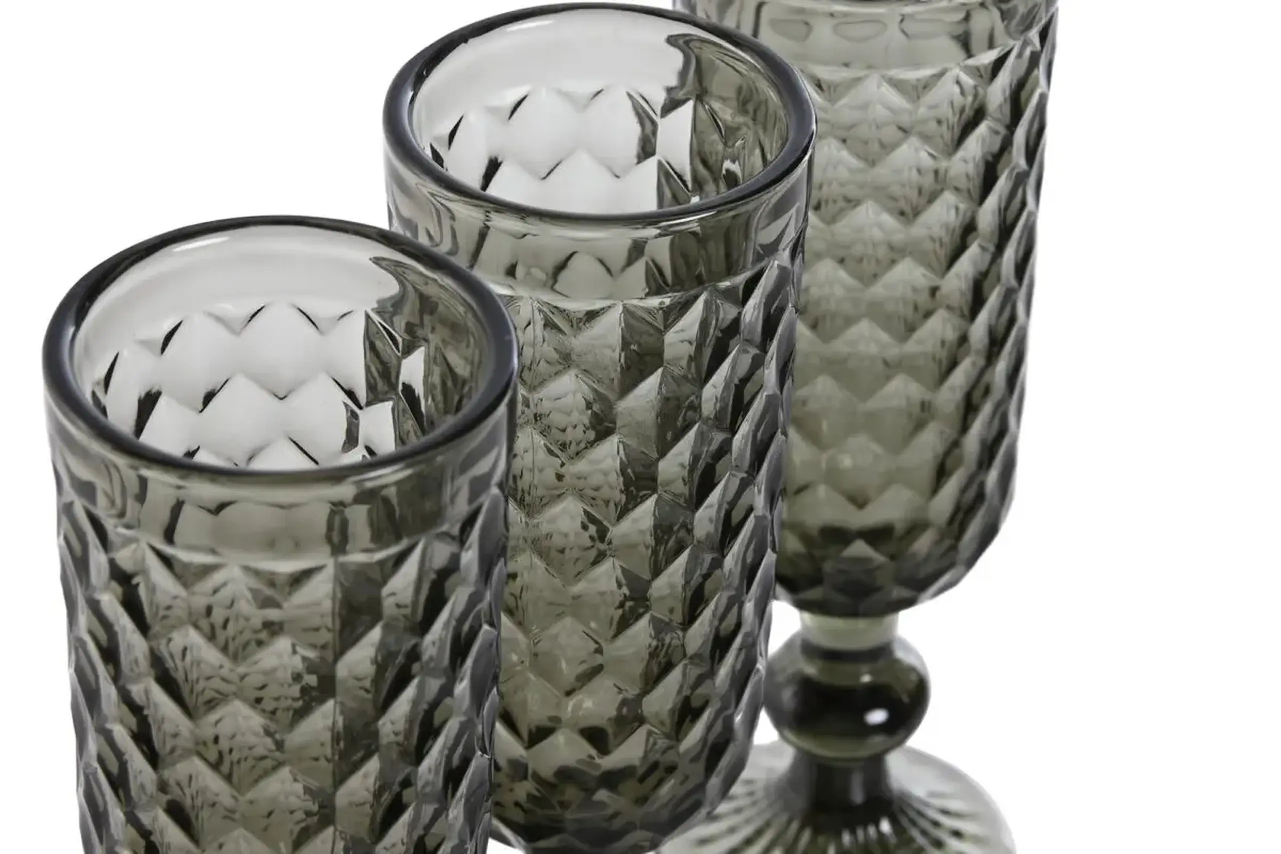 Set din 6 pocale „Rhombus Grey” 150ml