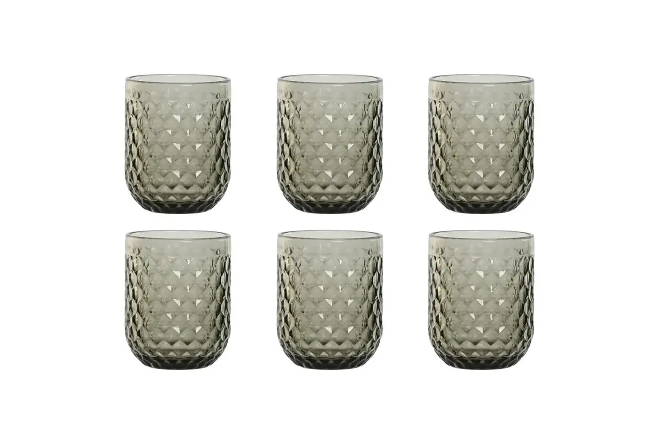 Set din 6 стаканов „Rhombus Grey” 240ml