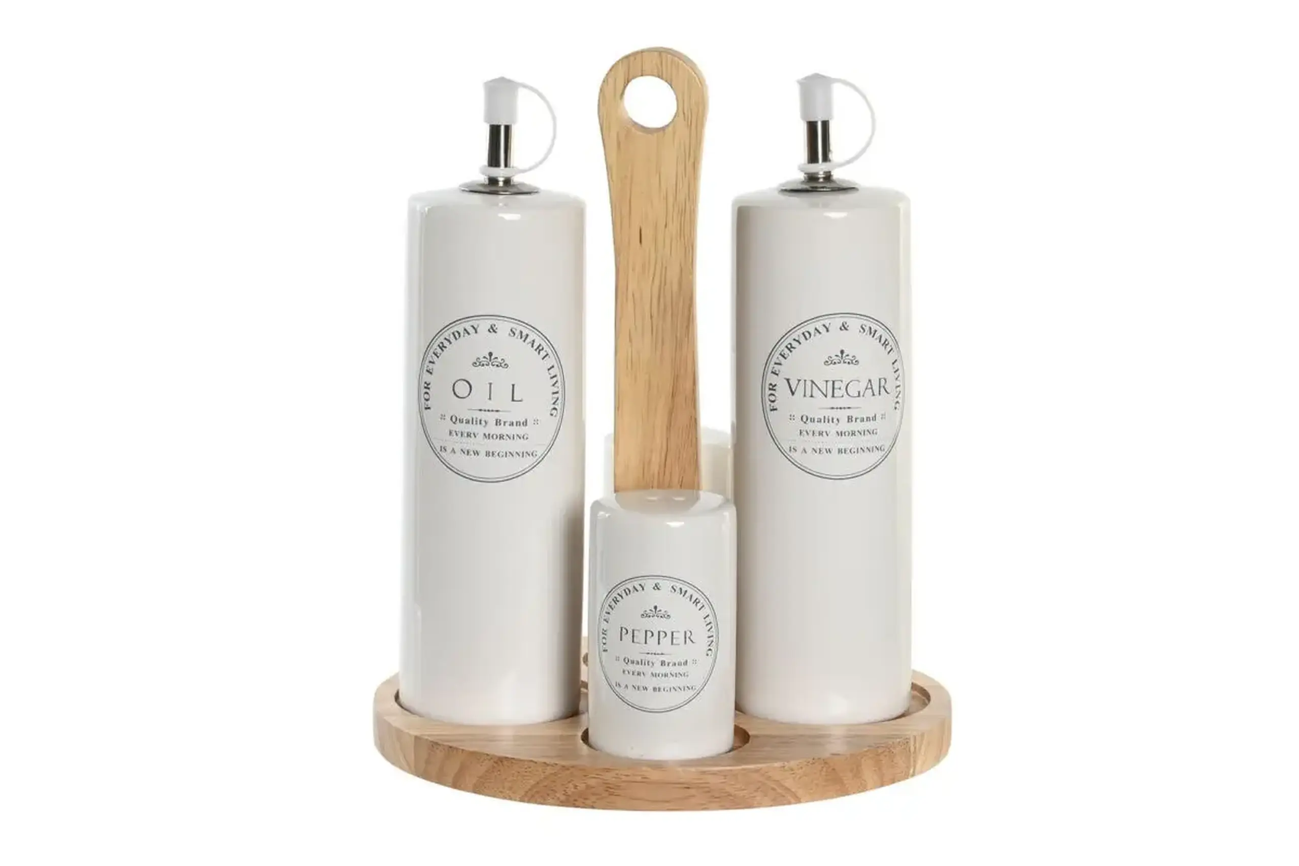 Set pentru condimente STONEWARE WHITE