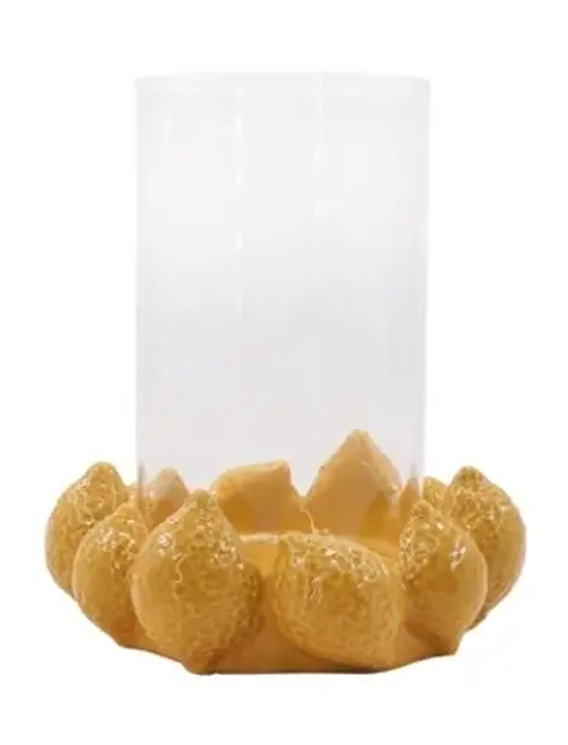 Suport pentru lumânare, Lemon Yellow, 16cm